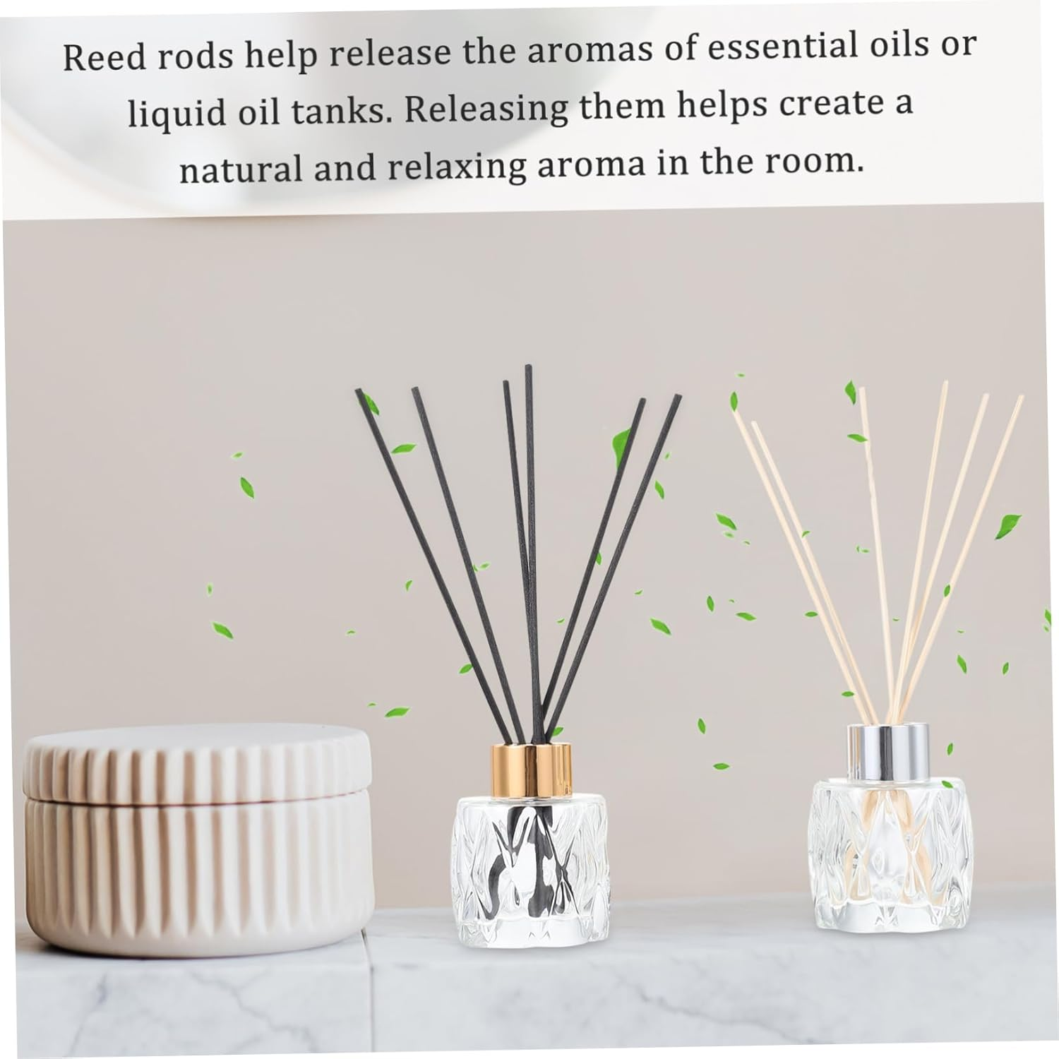 Glass Aromatherapy Bottles Empty Diffuser Bottles for Oil Decorative Fragrance for Home image number 5