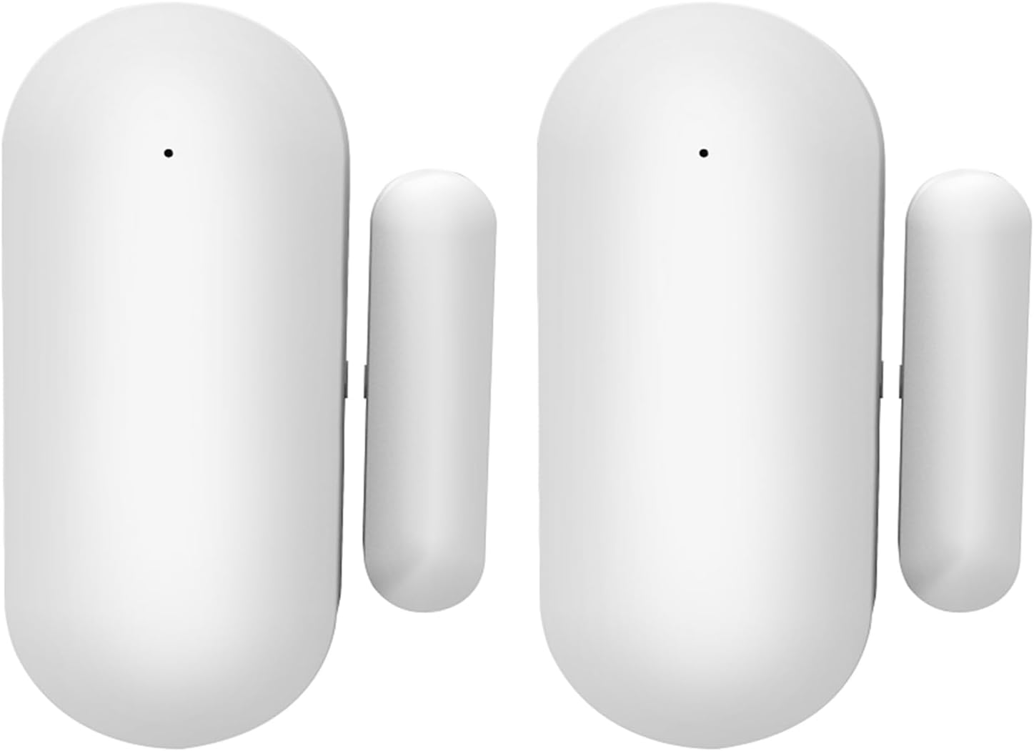 YUEKU Wifi Door Sensors Alarms Contact Wireless Door Window Magnet Entry Detector Sensor for Home Security APP Tuya（2Pcs）