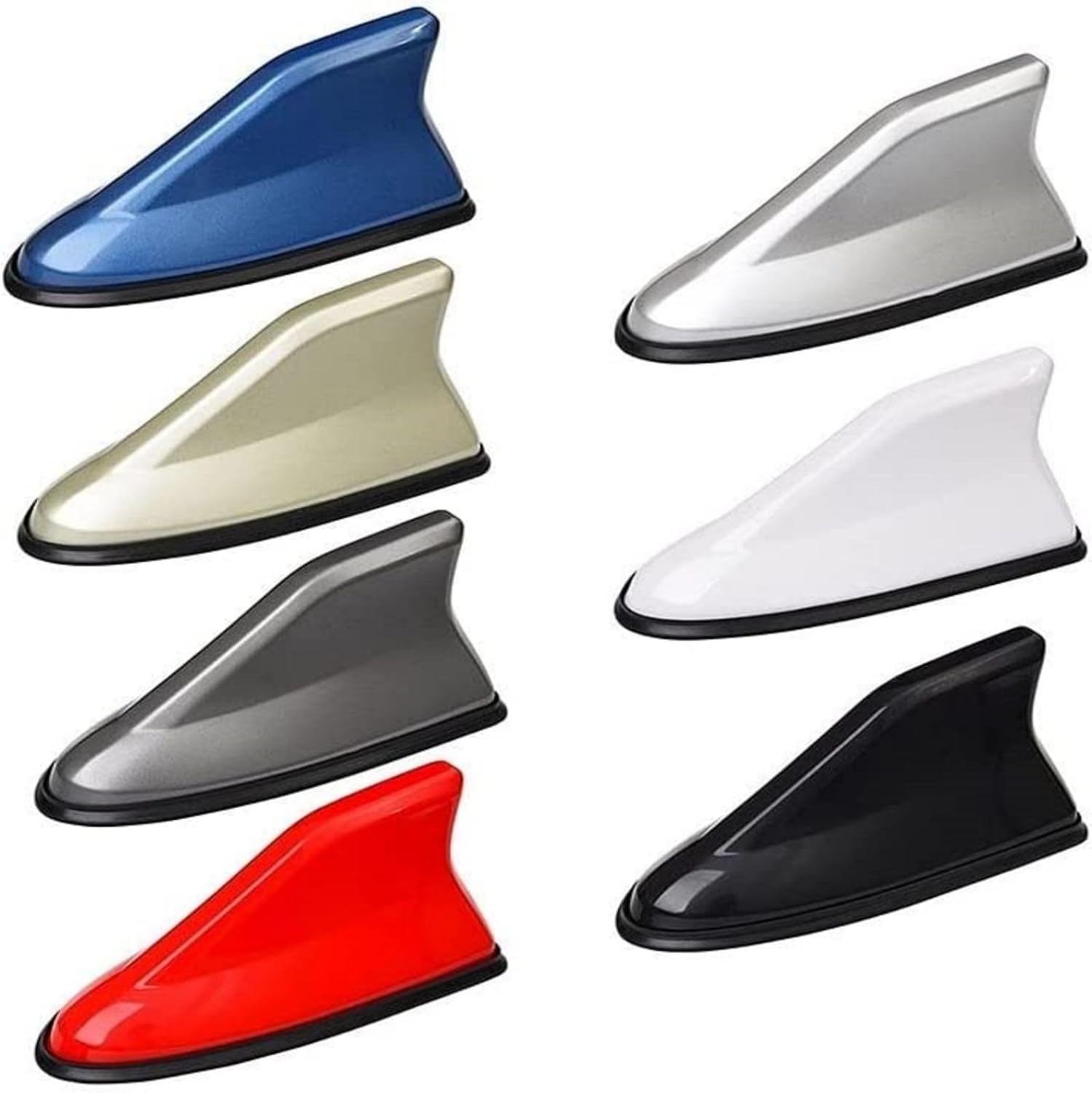 Shark Fin Aerial,Car Aerials, Car Shark Fin Antenna for Audi A1 A3 A4 B6 B8 B9 A3 A5 A6 A7 A8 Q2 Q7 Q3 Q5 R8 S5 S6 S7 S8, AM/FM/DAB Roof Car Radio Car Aerial Mast Enhanced Signal Car Accessories,A (C