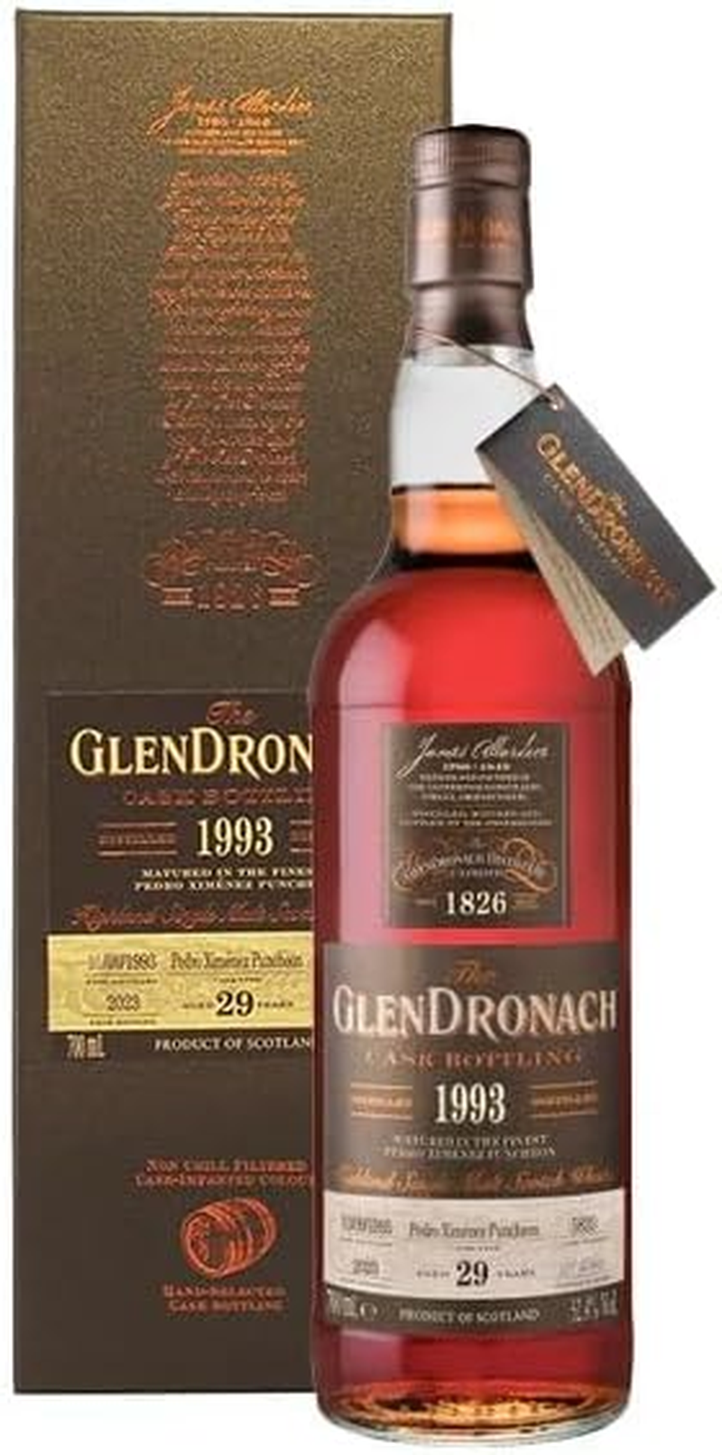 Glendronach 29YO Scotch Whisky1993 Cask #5820