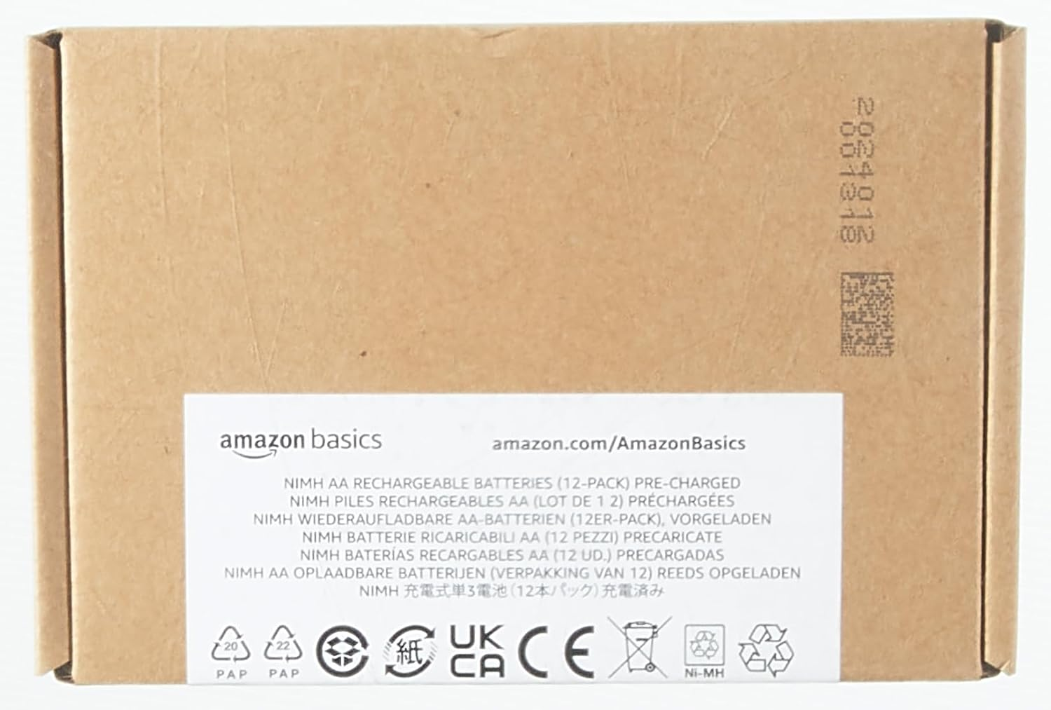 Amazon Basics 12-Pack Rechargeable AA Nimh Performance Batteries, 2000 Mah, 1.2V, Recharge up to 1000X Times, Pre-Charged image number 2