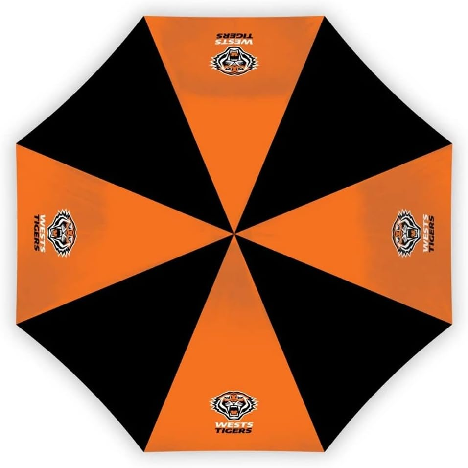 Wests Tigers NRL Rugby League Compact Umbrella