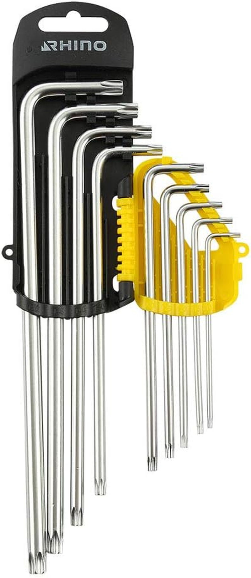 Rhino 9 Piece Set with 9 Bore Keys - Diameter T10 to T50 - Manufactured from Steel (Chrome Vanadium) - High Quality image number 5