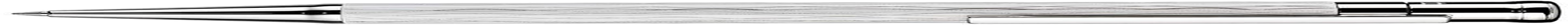 OTTO Hutt Design 04 61971 Retractable Ballpoint Pens, Swirl Pattern &ndash; Palladium Plated Silver/White