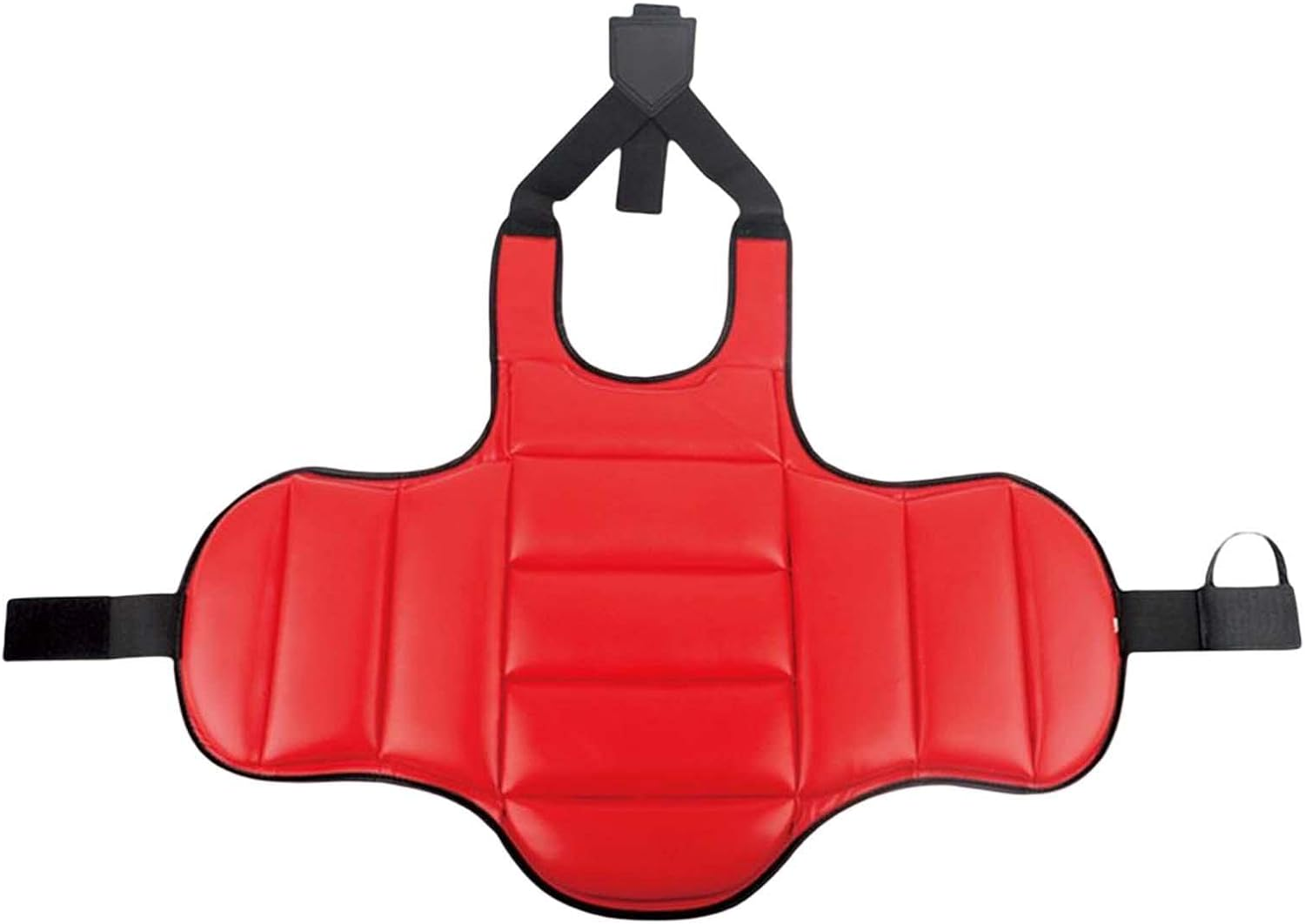 Reversible Karate Guard Chest Protector Body Boxing Rib Shield Armour Protection Pad MMA Taekwondo Protector Vest for Women Men Kids Sanda