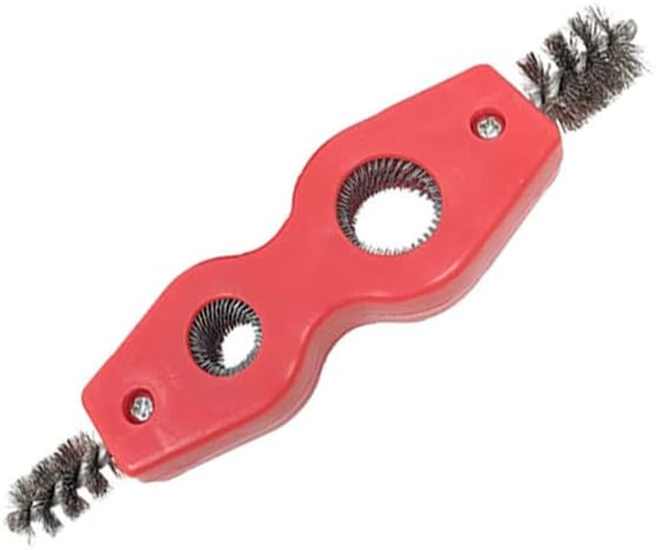 Pipe Cleaner, 4 In1 Copper Pipes Double Head Cleaner Brush Deburrer & Rust Brush