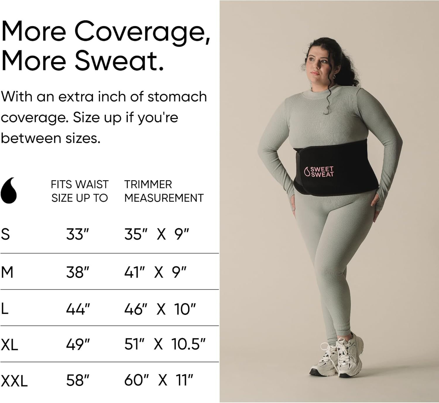 Sports Research - Sweet Sweat Waist Trimmer - Yellow - Large image number 2