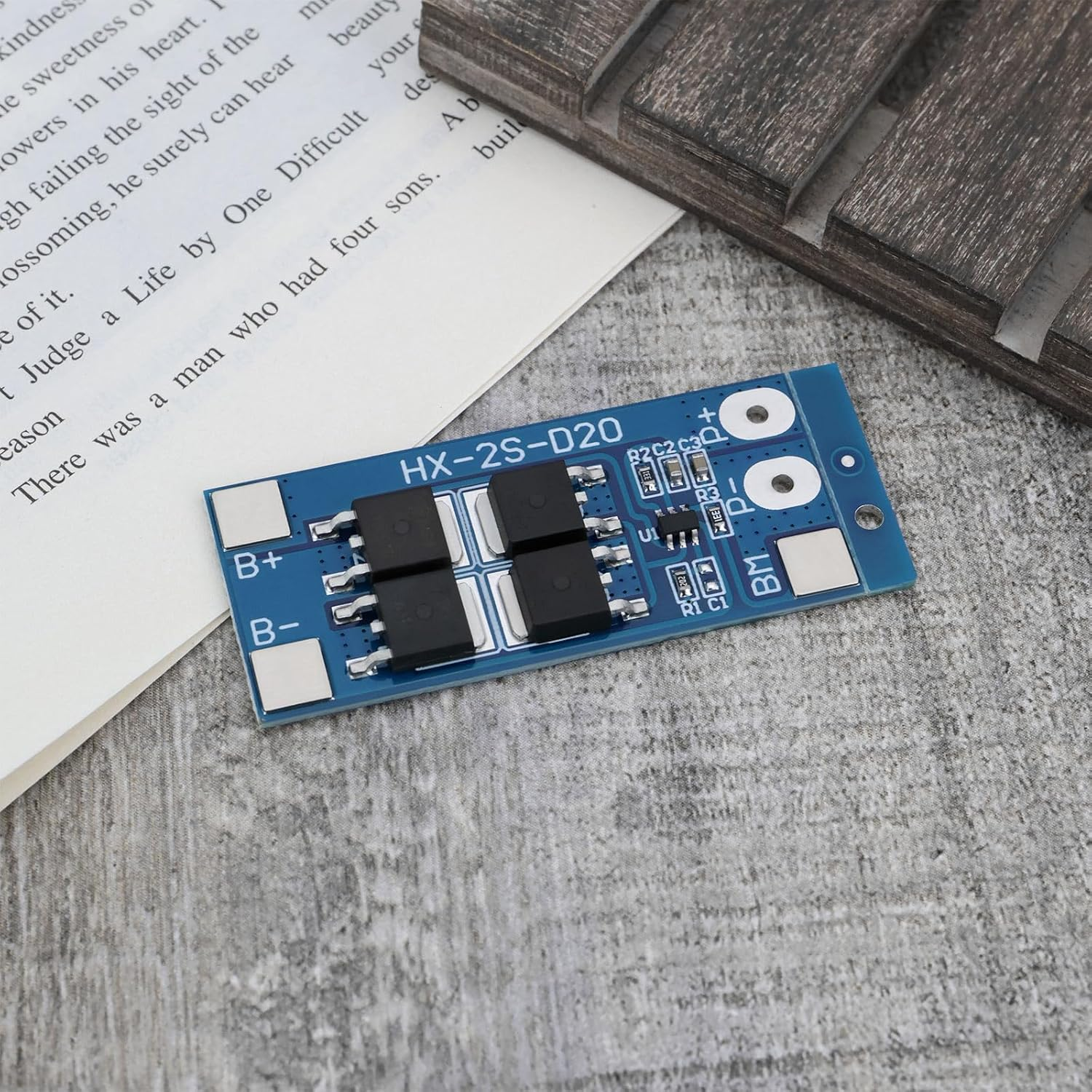 VGOL 5Pcs Battery Protection Board 2S 7.4V 13A Balance Li-Ion Lithium 18650 Battery Charger Board for Lithium Polymer Lithium Ion Batteries 46X20X3.6Mm