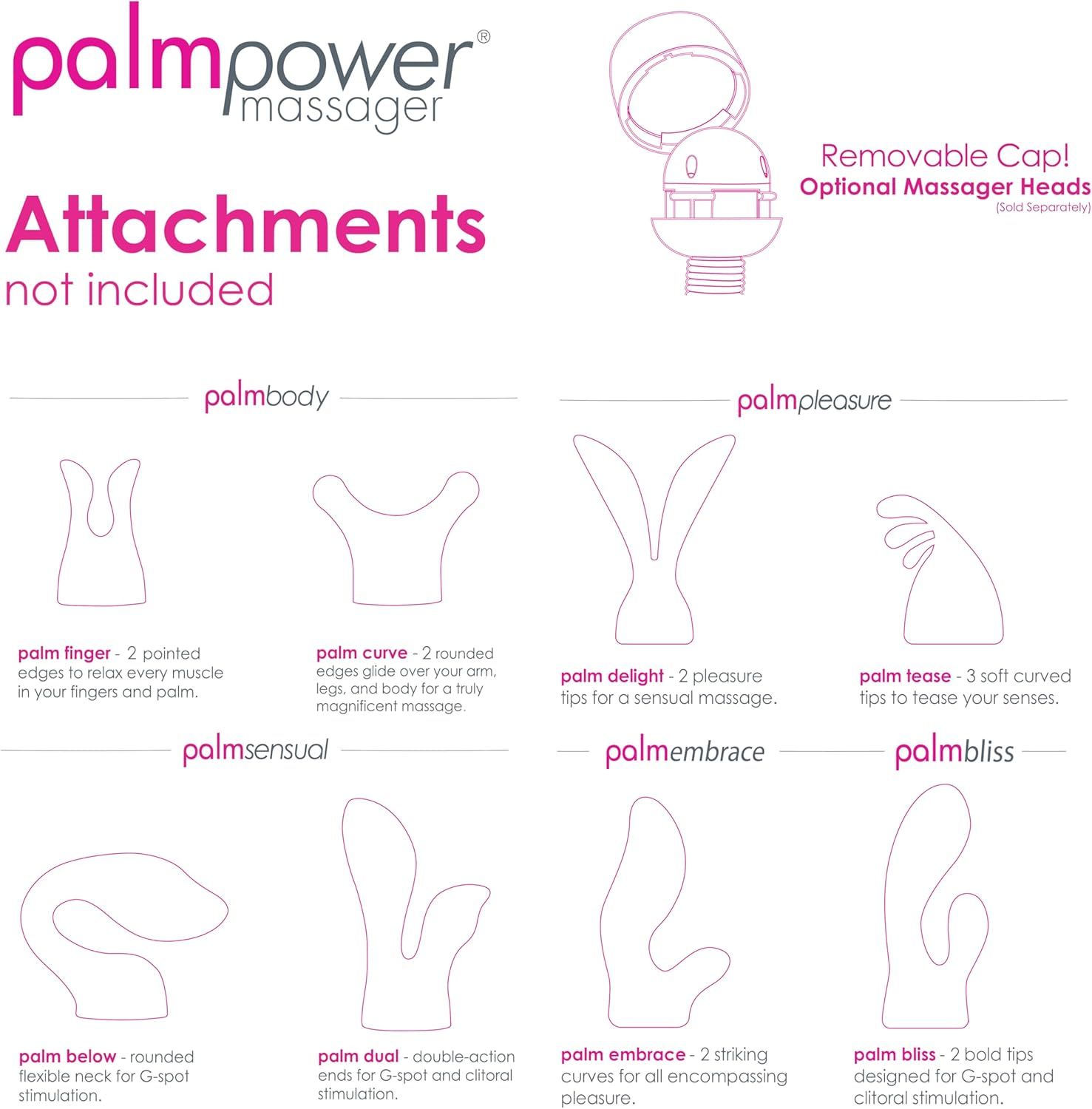 Palmpower Massage Wand, Pink image number 4