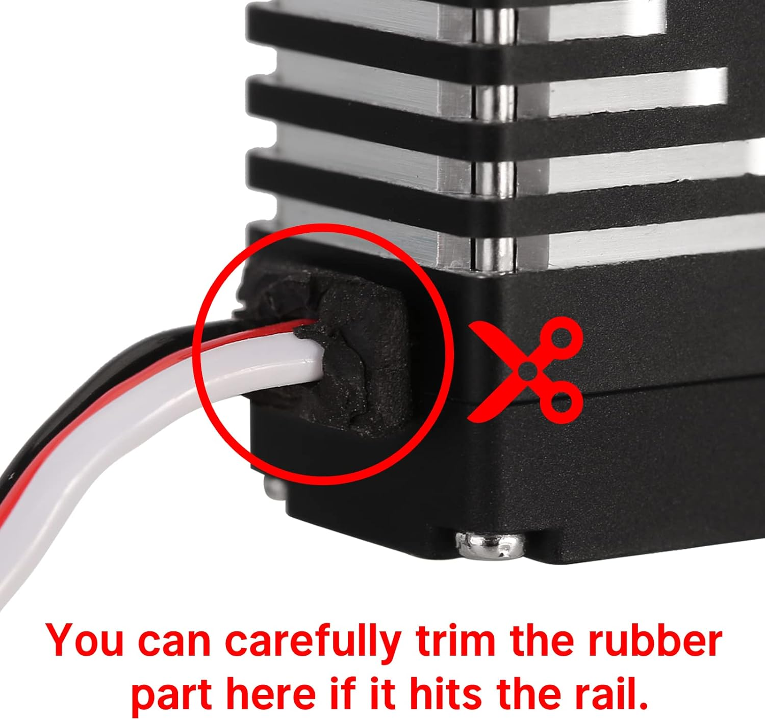 INJORA Coreless High Torque Micro Servo with Mount and Servo Horn for SCX24 C10 JLU Bronco Axial 1/24 RC Crawler Car Upgrade Parts (Black) image number 2