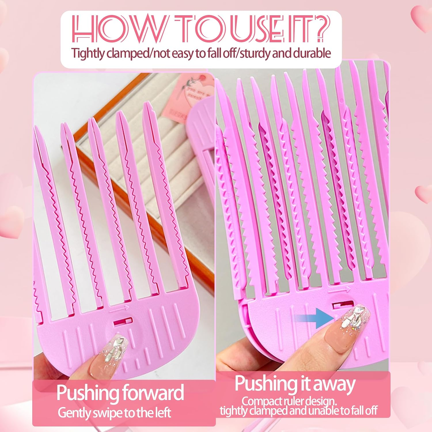 SI SEN 4 Pieces Volume Clip, Hair Volume Roll Clip, Styling Comb for Fluffy Bangs, for Women and Girls image number 4