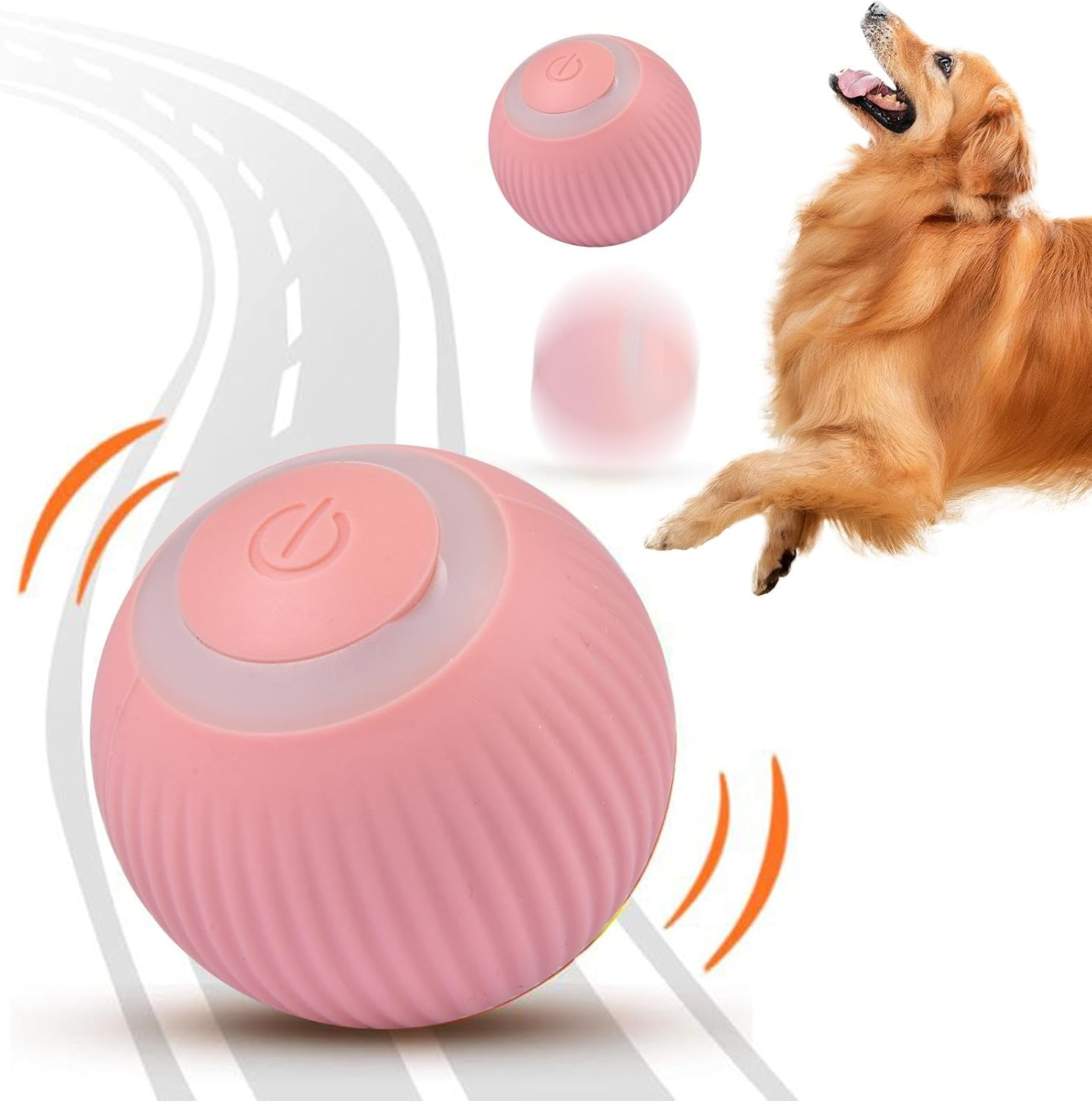Cat Ball 2.0, Power Ball 2.0 Cat Toy, Ball for Dogs Cat, Interactive Hunting Cat Toy, Intelligent 360 Degree Active Moving Pet Ball Toy, Rolling Smart Electronic Dog Cat Ball Toy image number 4