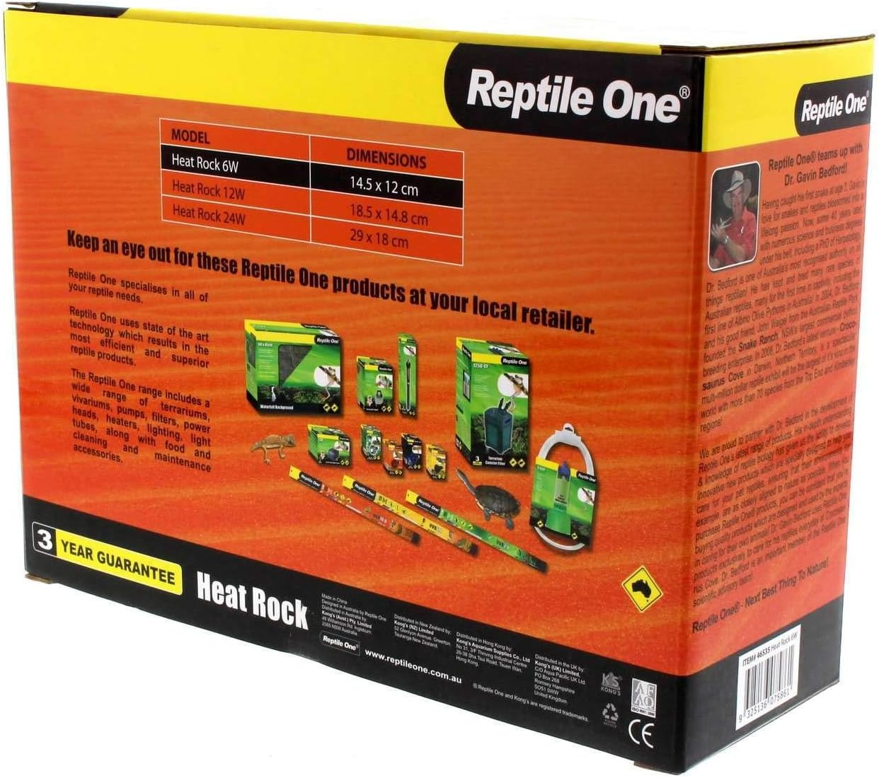 Reptile One Heat Rock 6 Watt Assist Reptiles in Maintaining Body Temperature. image number 2