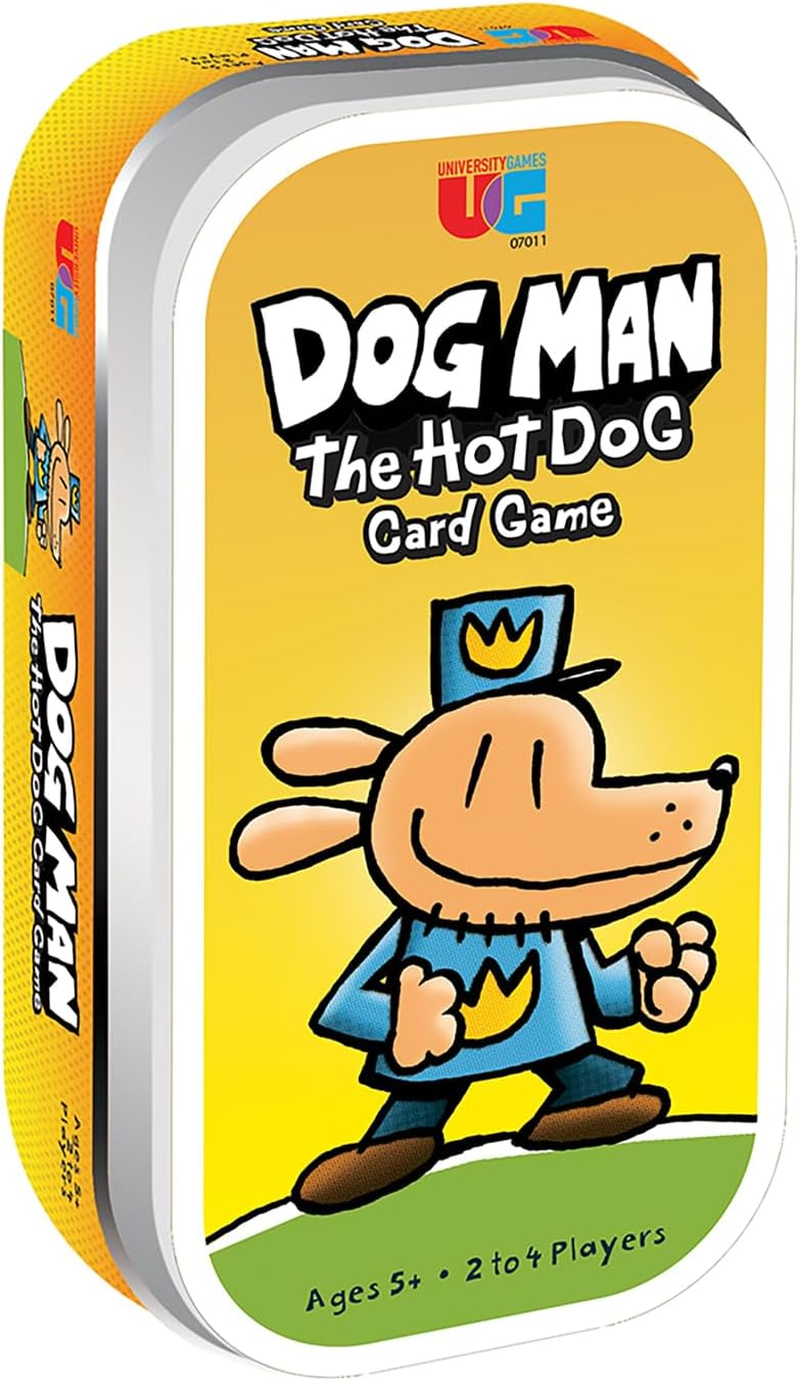 University Games the Hot Dog Card Game for Ages 5 and Up, 2 to 4 Players Based on the Dog Man Books by Dav Pilkey (07011), Yellow image number 3