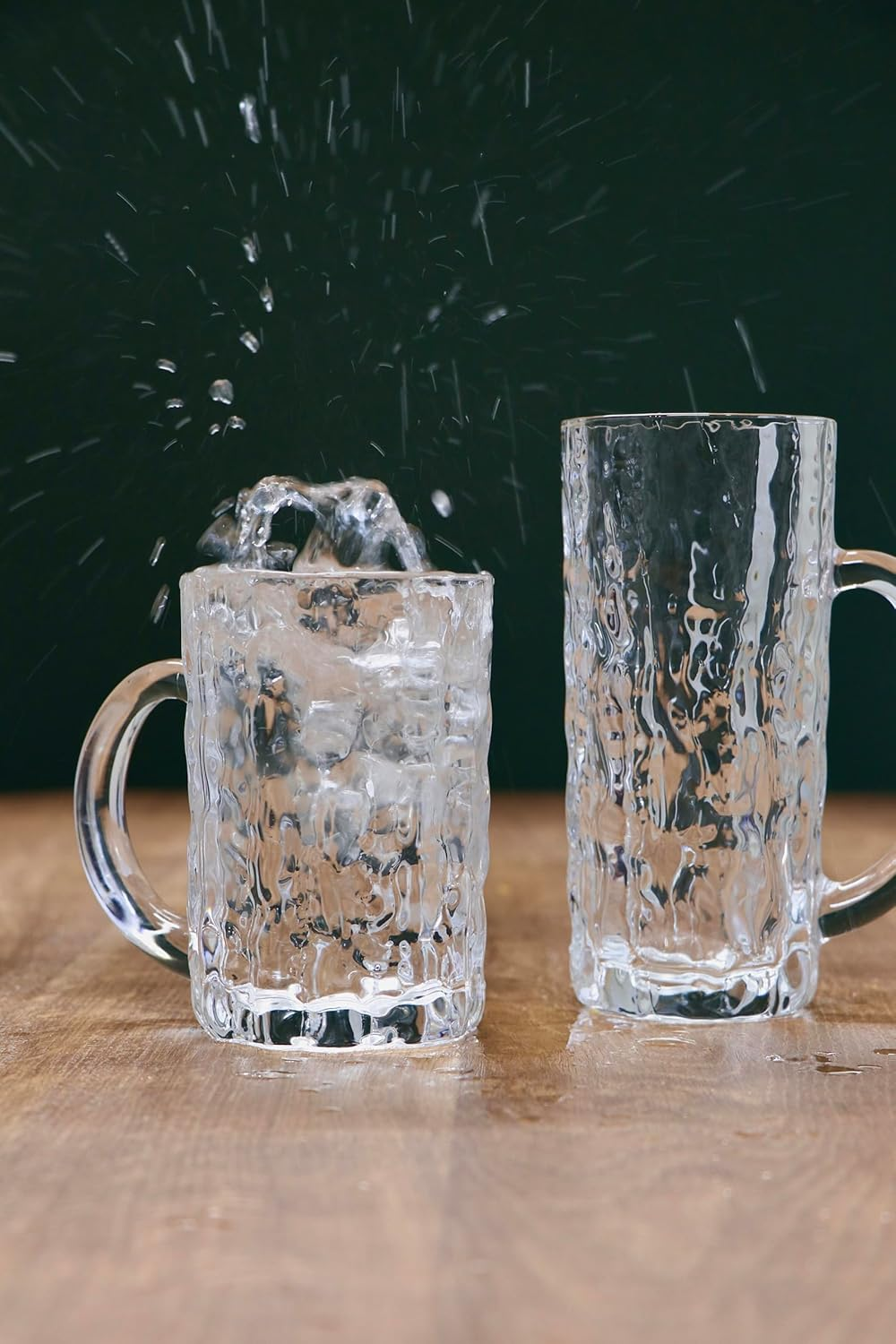 Toyo Sasaki P-26353-JAN Glass Beer Mug, 15.7 Fl Oz (425 Ml), Ice Skull, M, Made in Japan, Dishwasher Safe image number 1