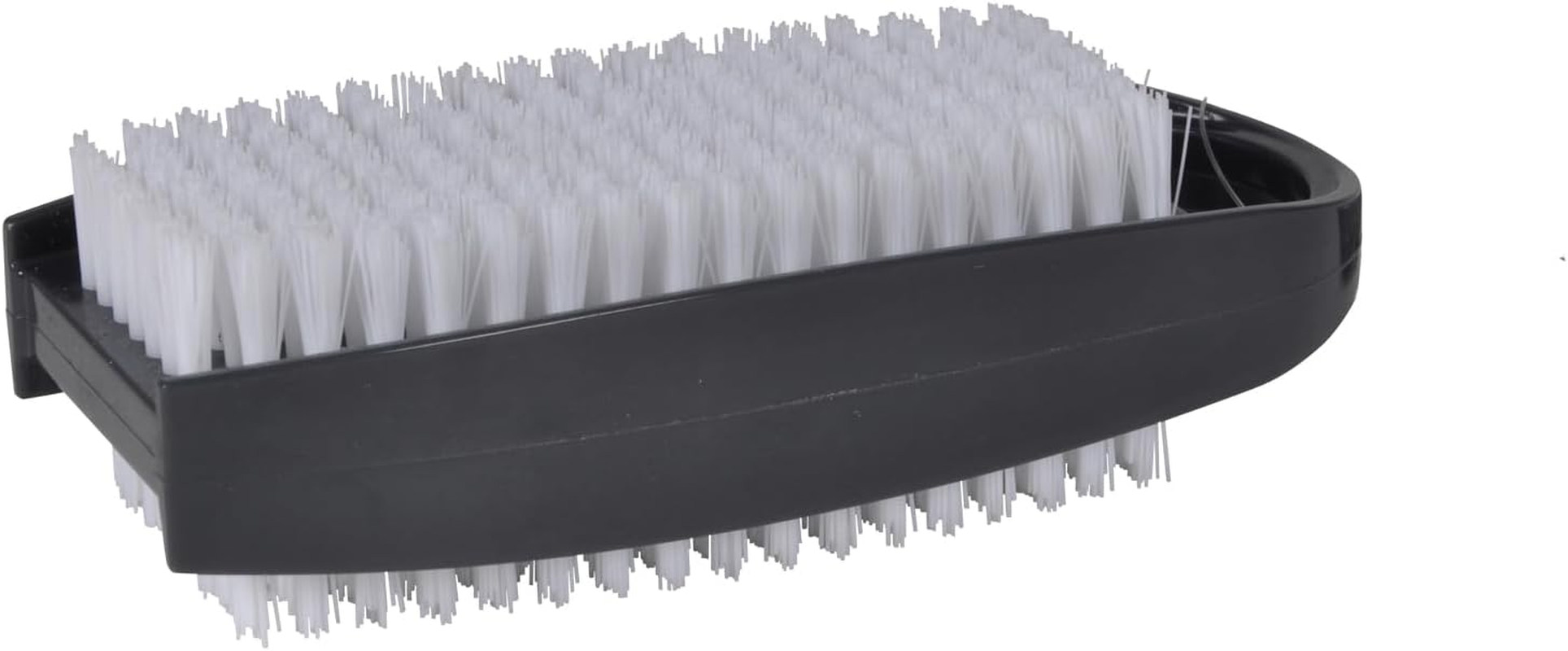 Hom&eacute;a, 11Cm Charcoal Nylon Fibre Double Sided Hanging Nail Brush