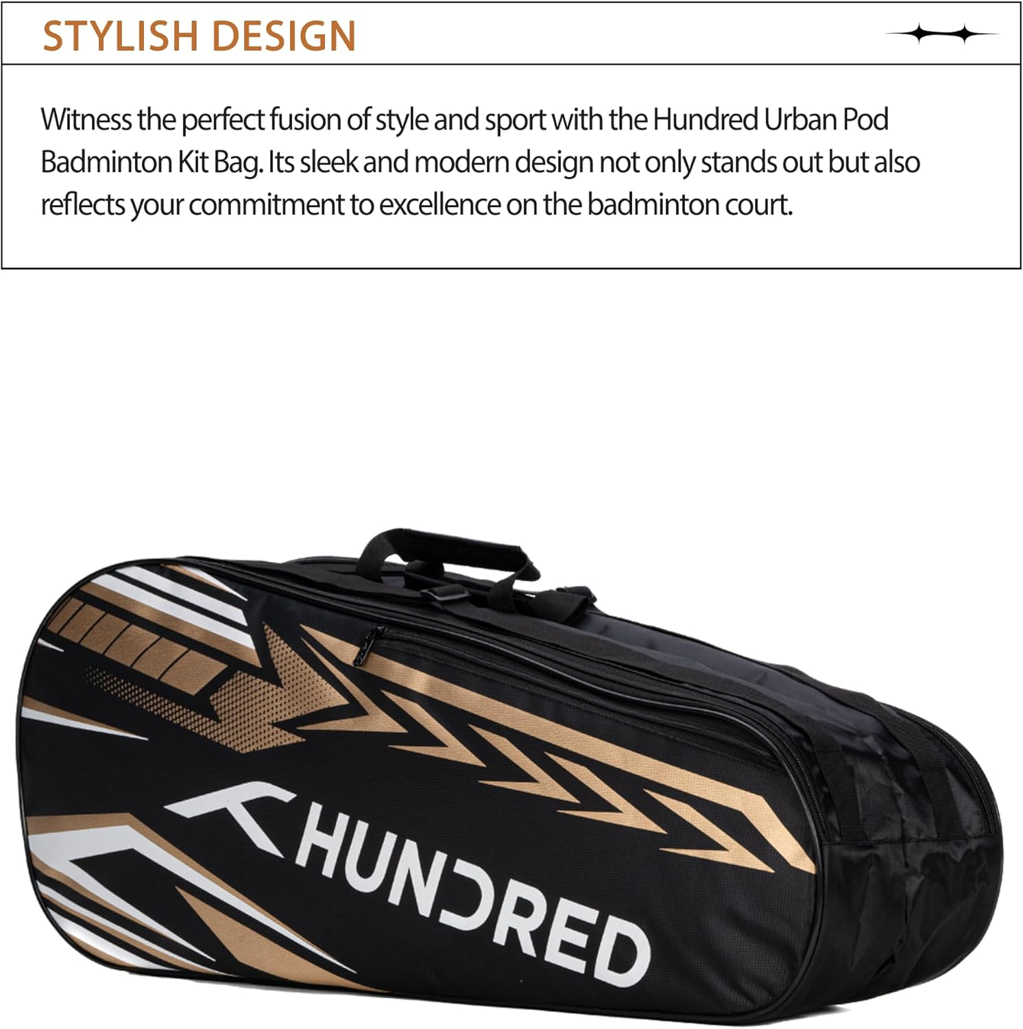 HUNDRED Urban Pod Badminton Kit-Bag .. image number 1