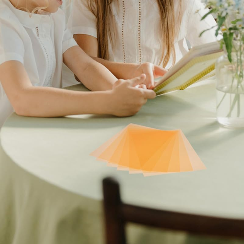 LALAFINA Light Filter Sheets 5-Pack Color Correction Gels for Photography Lighting Transparent Colored Plastic Film for Photo Video Studio Effects image number 6