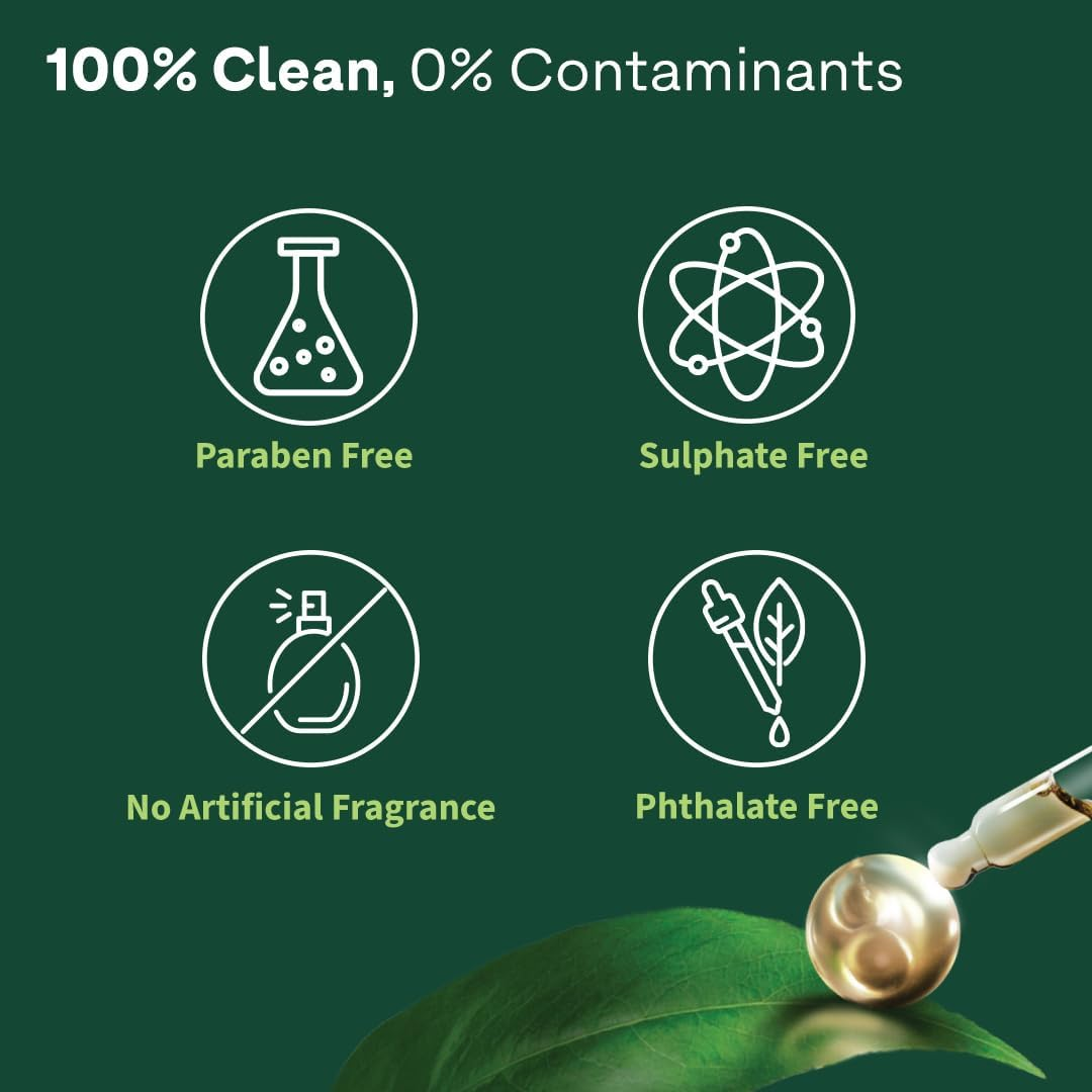 Oziva+ Advanced Hair Growth Serum with 3% Redensyl & 1% Lindera Root Extract | Balances Scalp Microbiome & Activates Hair Growth | Scientist Formulated with Pure Plant Actives | No Side Effects | 30Ml image number 5