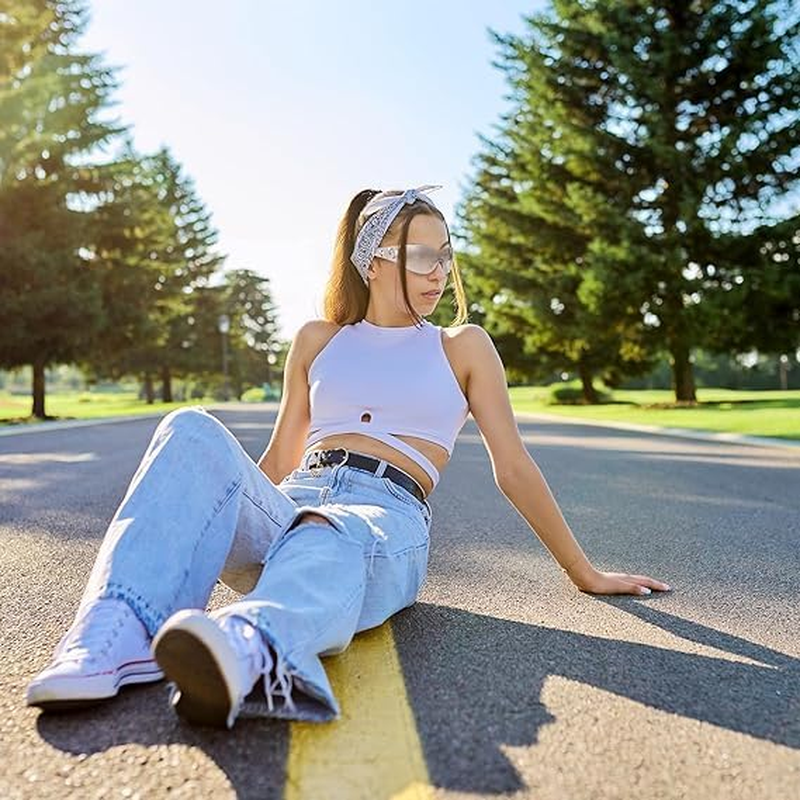 Y2K Sunglasses for Women Men with UV400 Protection, Rave Style Oversized Shield Design, 3 Pairs Set - SZTTY image number 1