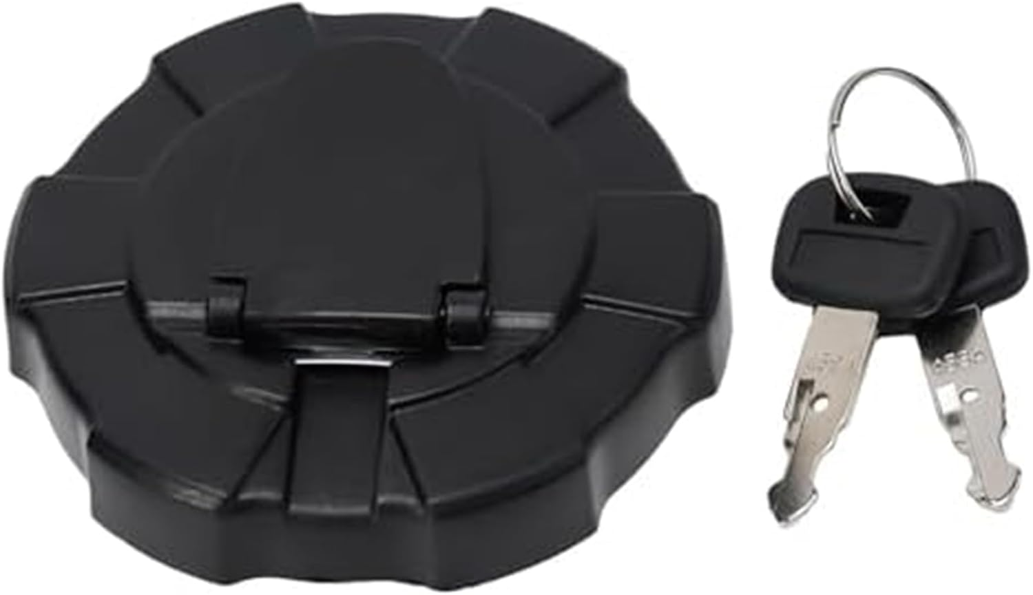 Clynex Fuel Cap Excavator Oil Tank Cover with 2 Keys Replacement, for Kubota, SVL75-2 KX91-3S U35- RD411-51122 Automotive Heavy Equipment Fuel Lid image number 5