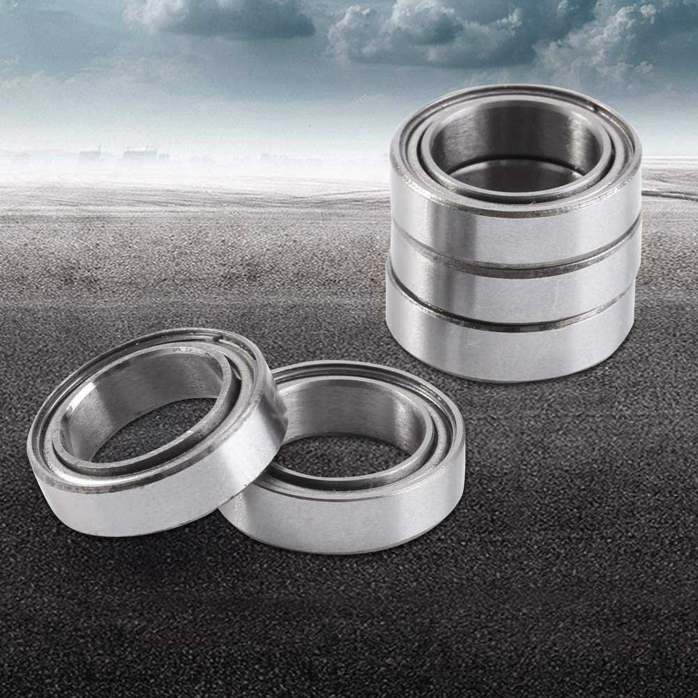 10Pcs Ball Bearings, 10 * 15 * 4Mm Double-Shielded Thin-Section Thin-Walled Ball Bearing, Low-Noise Bearings image number 2