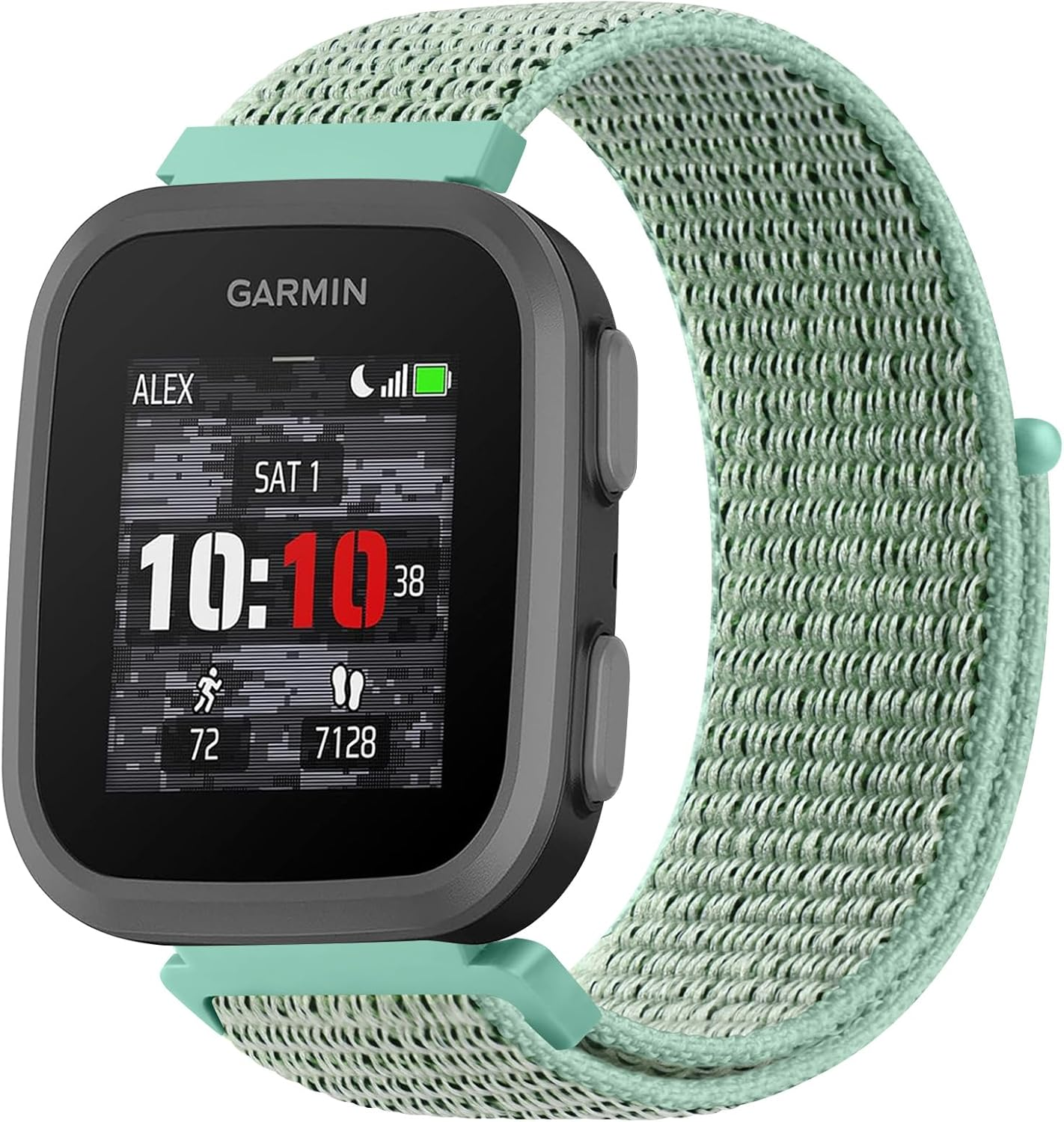 Nylon Band Compatible with Garmin Bounce Kids Watch Bands, Soft Nylon Adjustable Sport Wristband for Garmin Bounce Kids Smartwatch