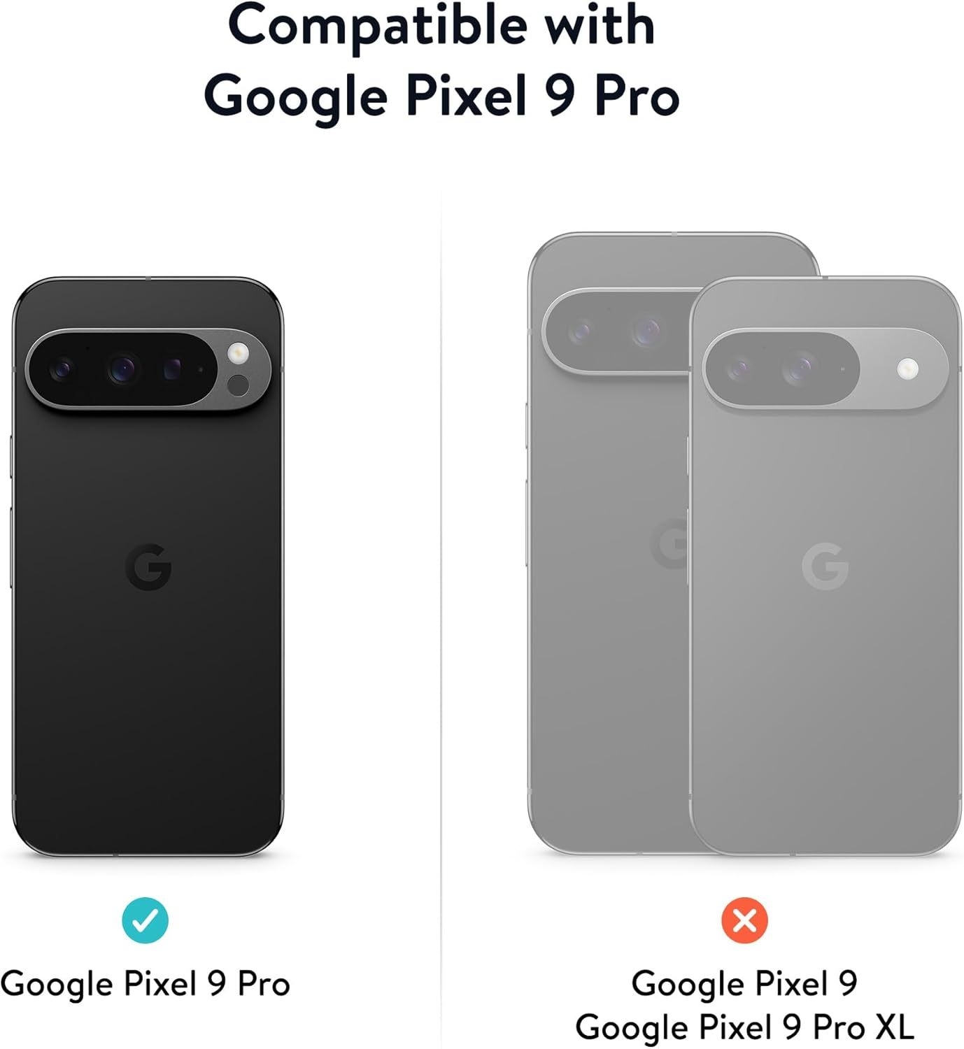 Mous - Intralock Phone Case for Google Pixel 9 Pro - Magsafe Compatible with Intralock Technology for Mechanical Mounting - Black image number 1