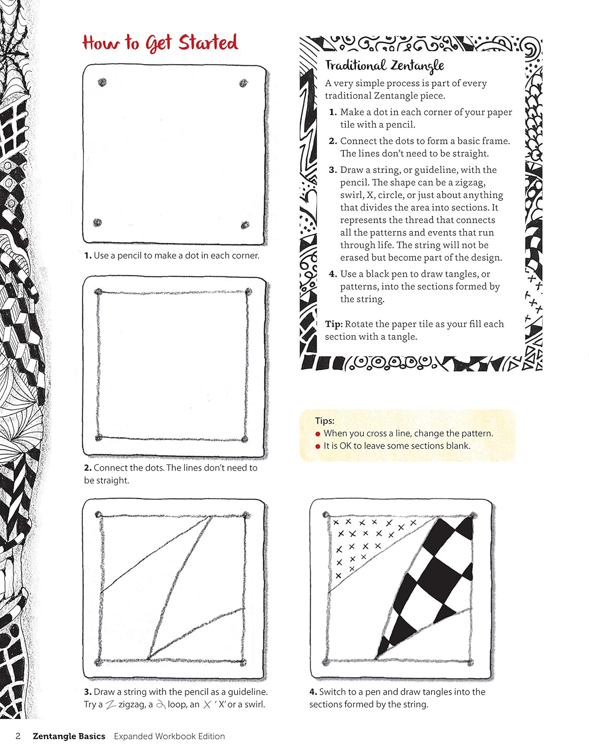 Zentangle Basics, Expanded Workbook Edition image number 4