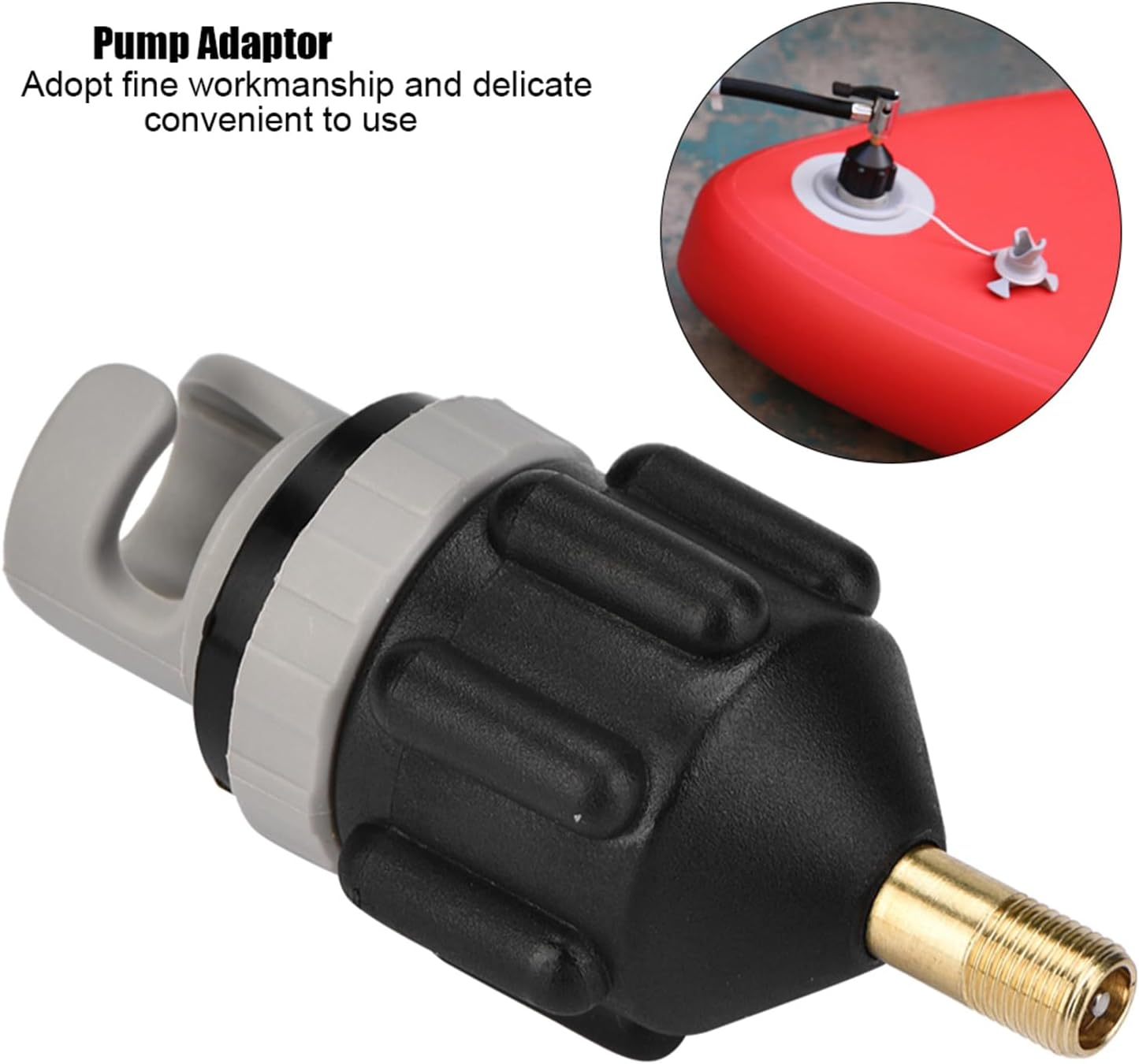 Durable SUP Pump Adaptor Quick Inflation Convenient Use for Inflatable Boat Reach Suggested PSI 5-10Min for Beach Enthusiasts image number 2