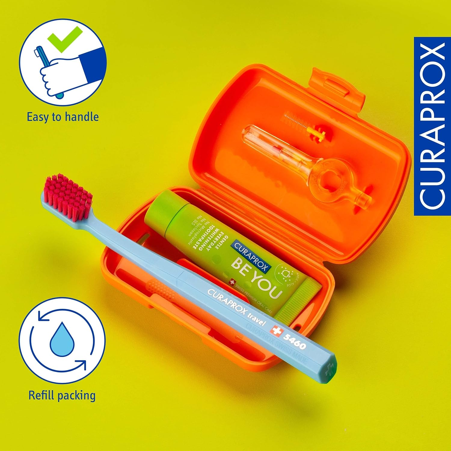 Curaprox Travel Set Orange Single image number 1