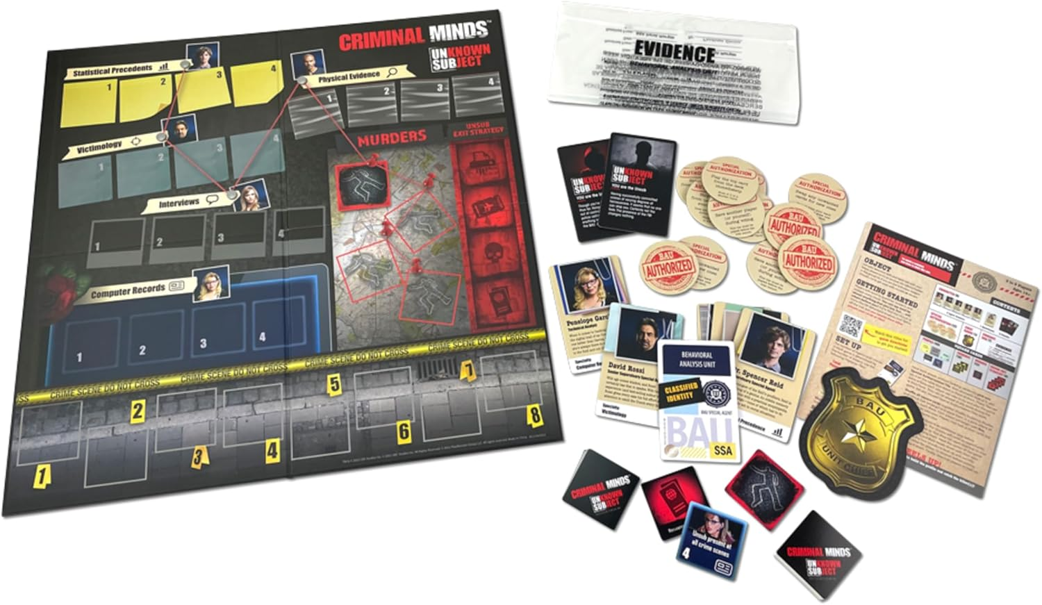 Criminal Minds Unknown Subject - Unsub - Fast-Paced Social Deduction Game - Play as Characters from the Hit Show - Ages 14+ - 5&ndash;8 Players image number 2
