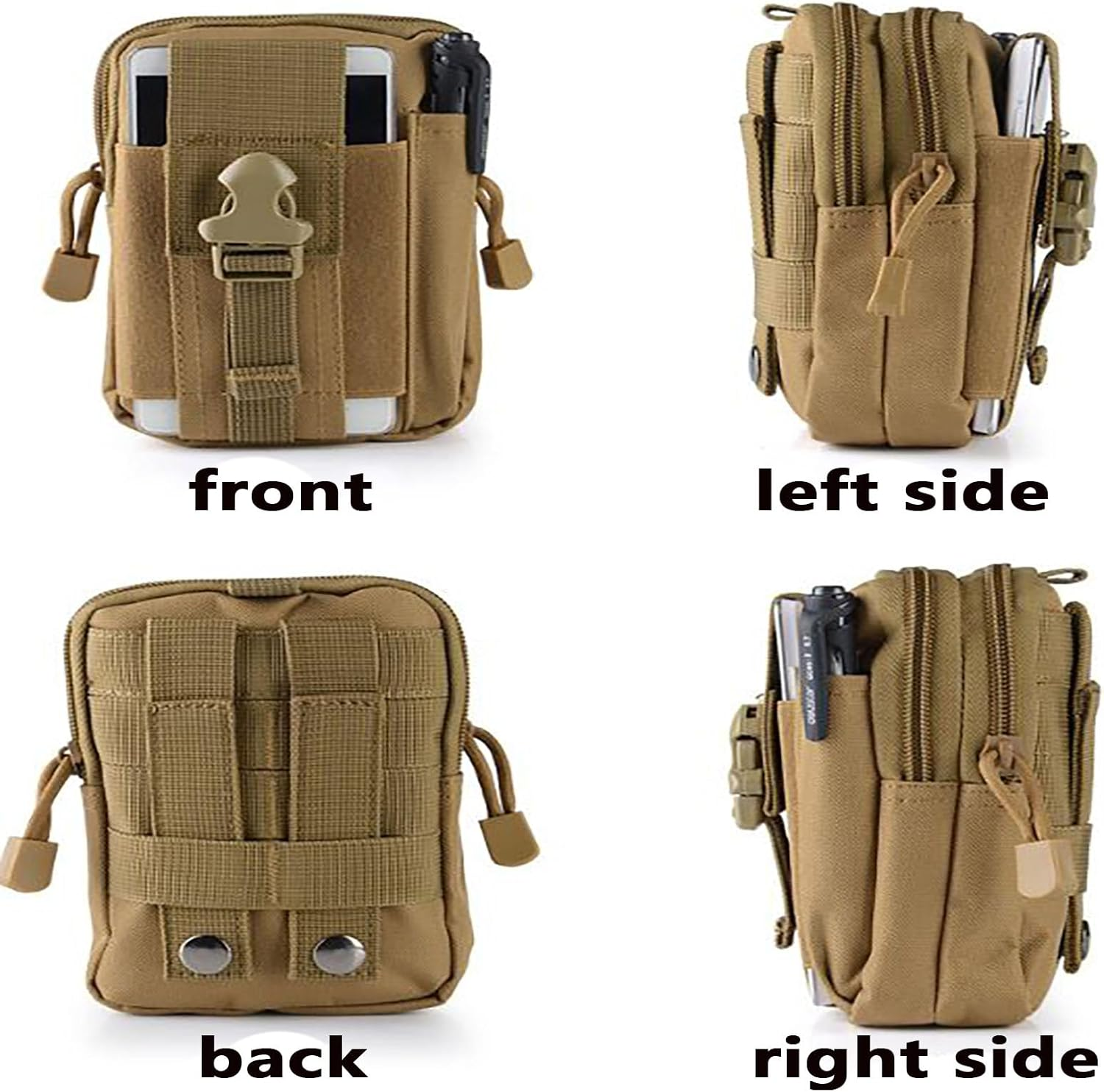 SYGELER Tactical Leg Bag - Military-Grade Compatible Leg Pack/Scanner Holster for Motorcycle Riding, Outdoor Sports & EDC - Waterproof Multifunctional Waist/Thigh Bag image number 4