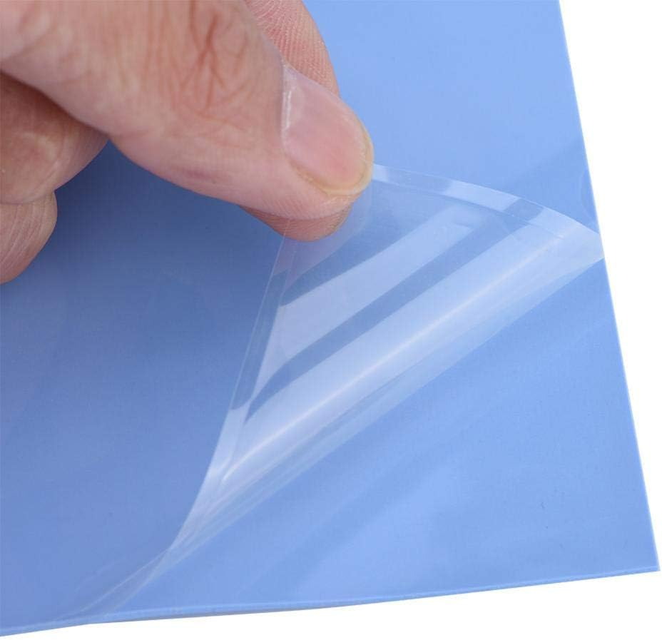 Bewinner 2PCS 100Mm X 100Mm X 1Mm CPU Thermal Pad Set - High Conductivity Silicone Heat Sink Pad for CPU & Graphics Cards Cooling image number 4