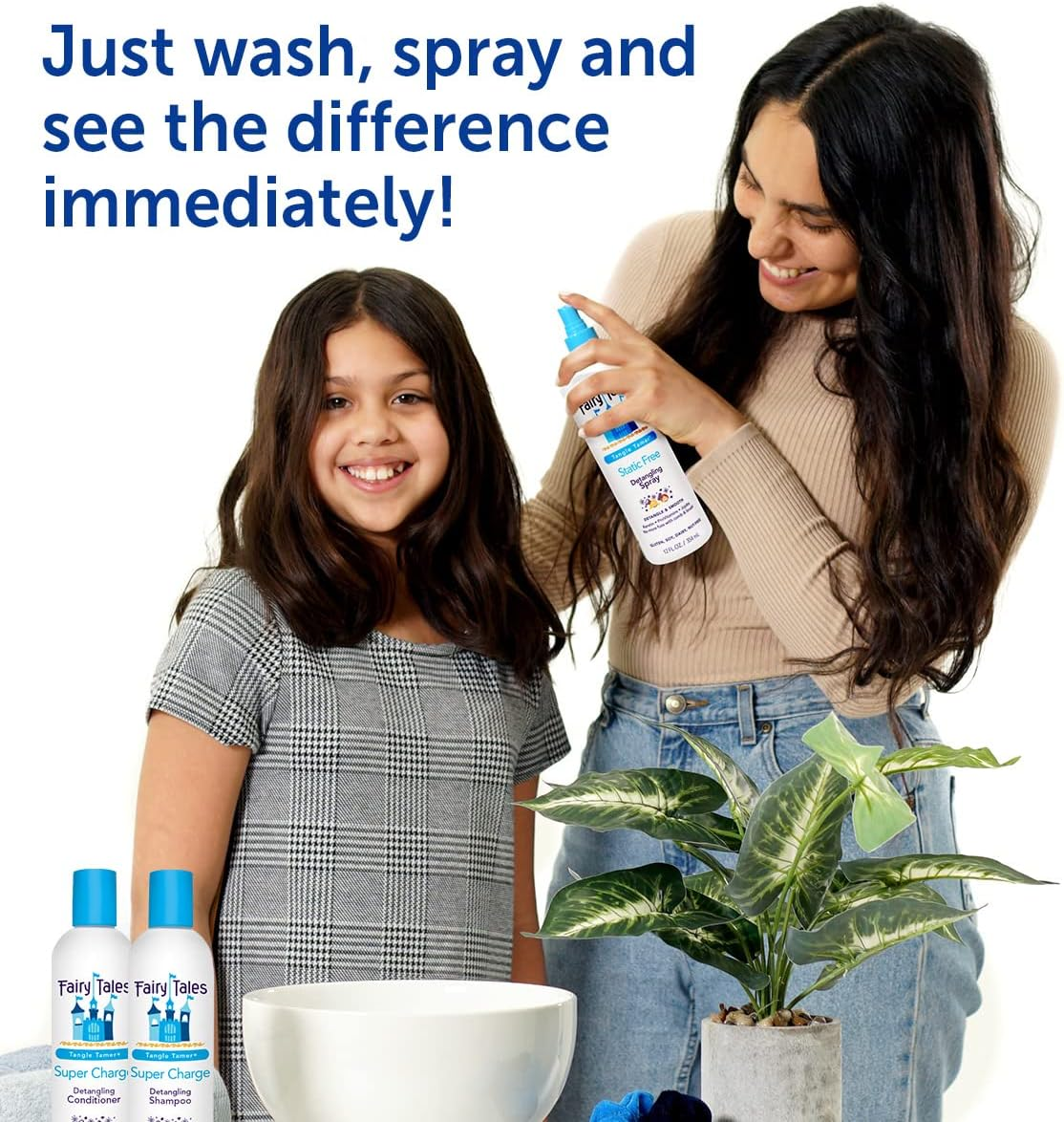 Fairy Tale Static Free Detangling Spray, 12 Oz image number 4