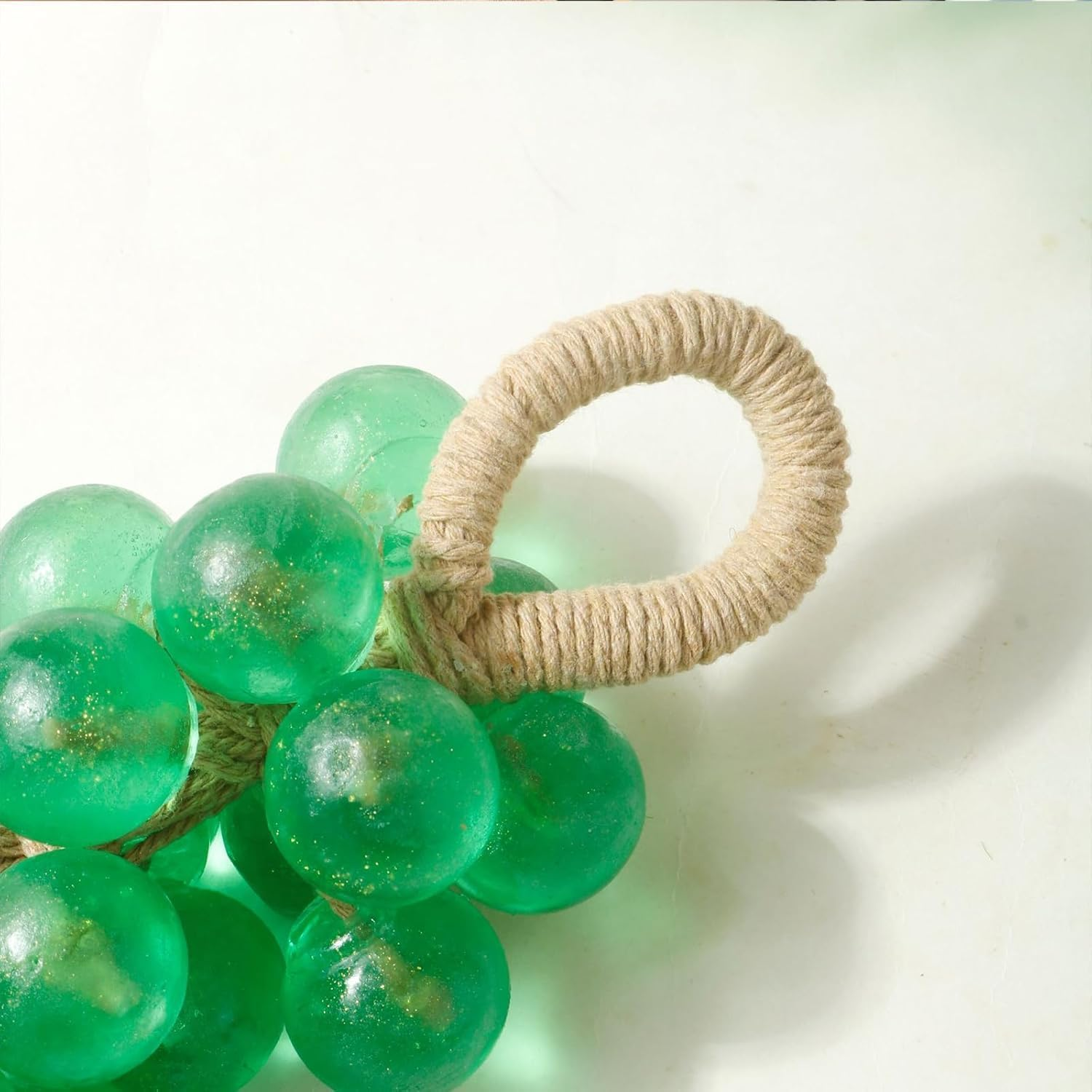 Grape Soap on a Rope, Handmade Grape Cluster Soap for Hand Face, Natural Cold Process Artisan Soaps for Washing Fresh Air, Men and Women (Red(Rose Scent)) image number 6