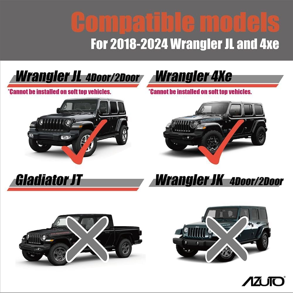 Seikou Sangyo AZUTO MHV-041 Rear Window Grip for Jeep Wrangler image number 4