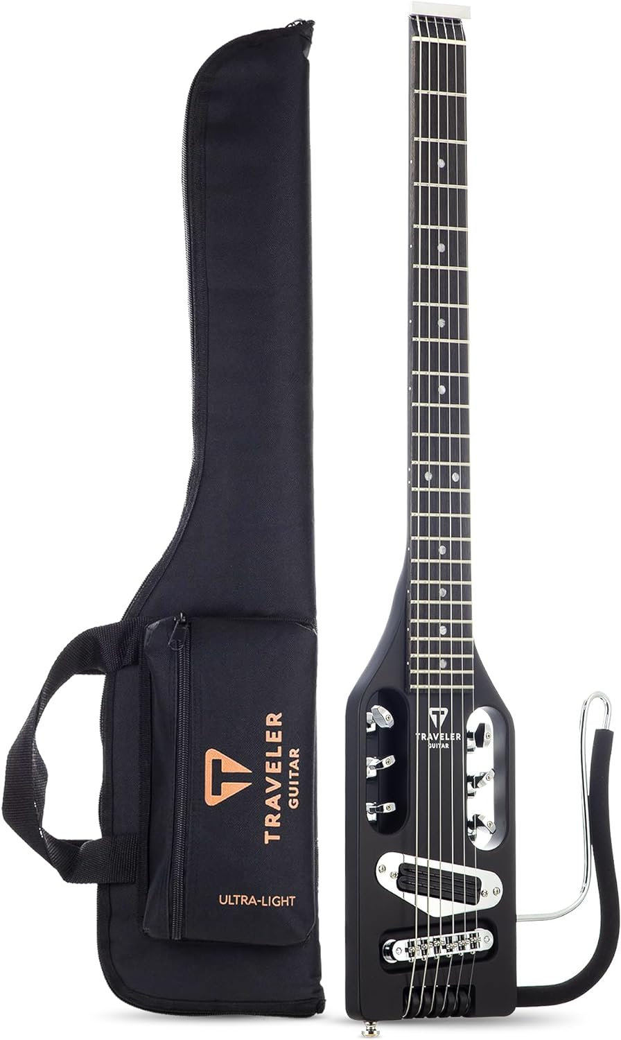 Traveler Guitar Ultra-Light 6-String Right-Handed Electric Travel Guitar, Matte Black image number 6