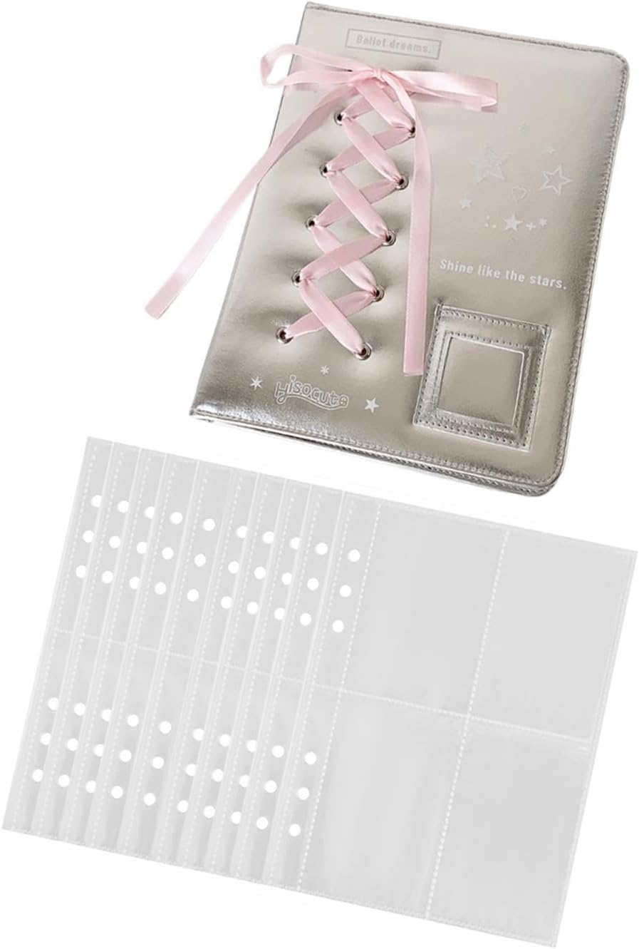 Photo Album Card Album 10 Page Premium Card Holder Folders Picture Albums for Valentines Vacation Pictures Family Travel image number 1