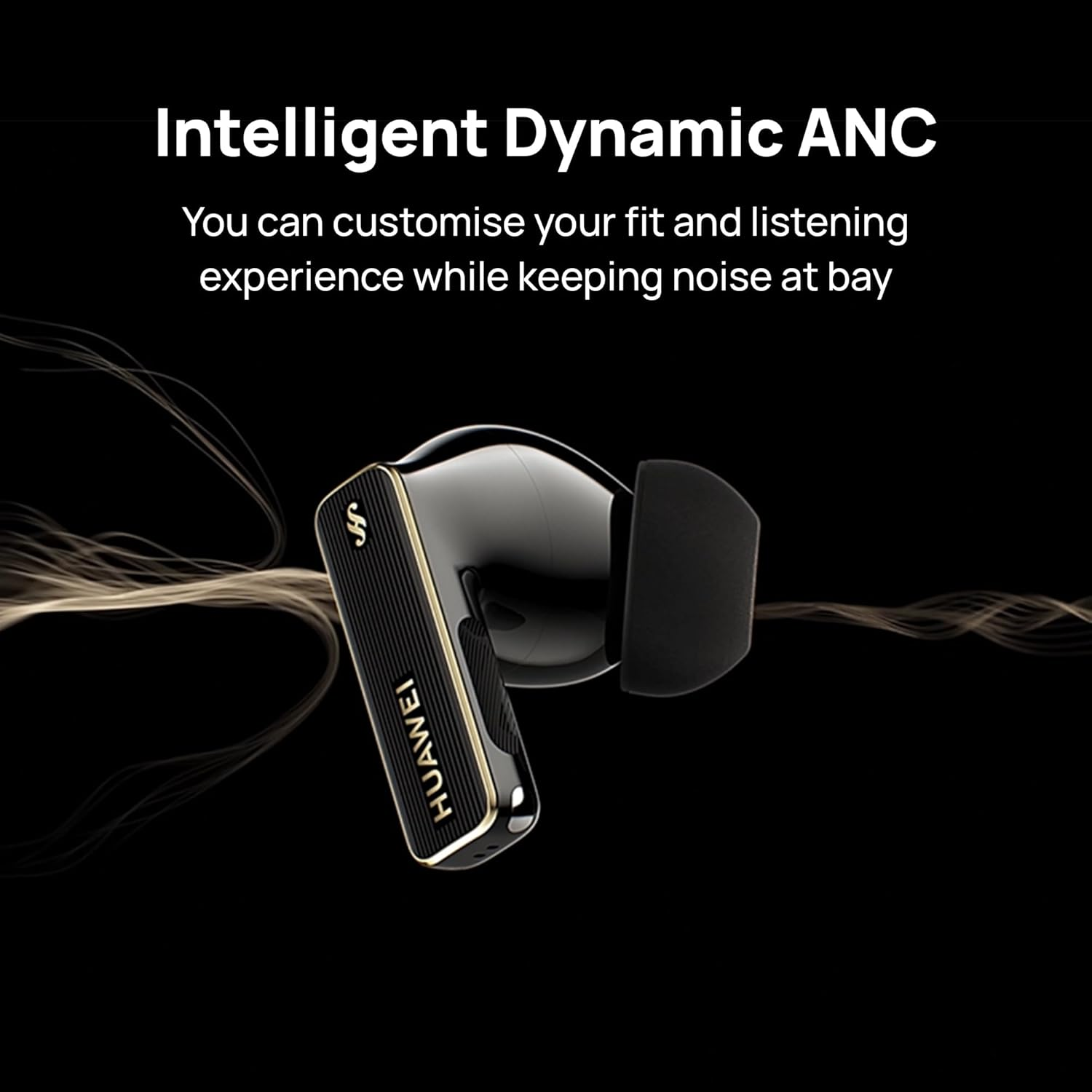 HUAWEI Freebuds Pro 4，Dual-Driver True Sound，Stable&Clear Calls，Intelligent Dynamic Anc，Head Motion Controls，Compatible with Ios&Android，Lossless Sound Quality，Ai Call-Noise-Cancellation，Black image number 6
