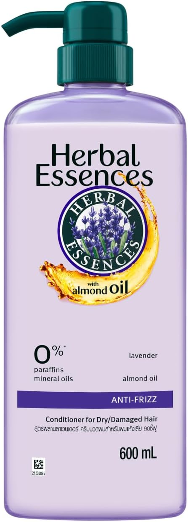 Herbal Essences Almond Oil Anti-Frizz Lavender 600Ml Conditioner image number 4