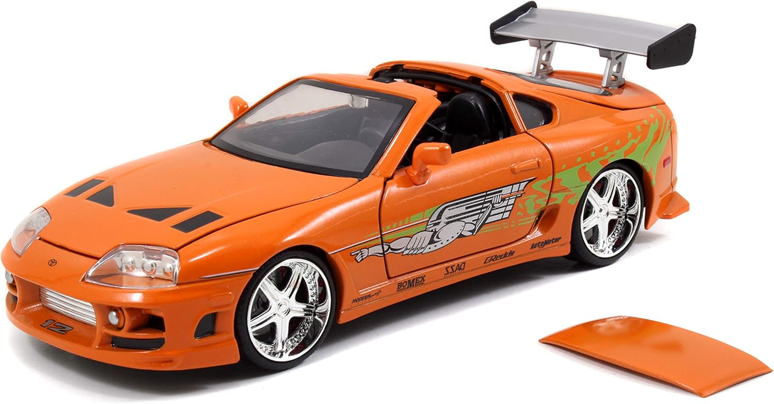 1:24 Fast & Furious - '95 Toyota Supra,Orange image number 5