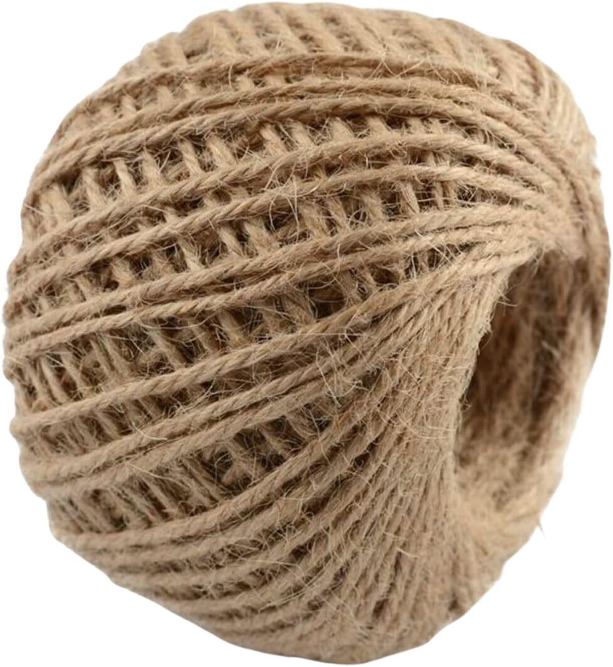 Leona Co Natural Jute Twine Gift Wrapping String DIY Rope Garden Twine Cord for Arts Crafts and Gardening Applications (1) image number 5