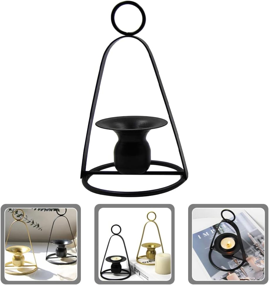NUOBESTY Candle Stand Iron Candlestick Holder Base Decorative Tabletop Candle Supply image number 4