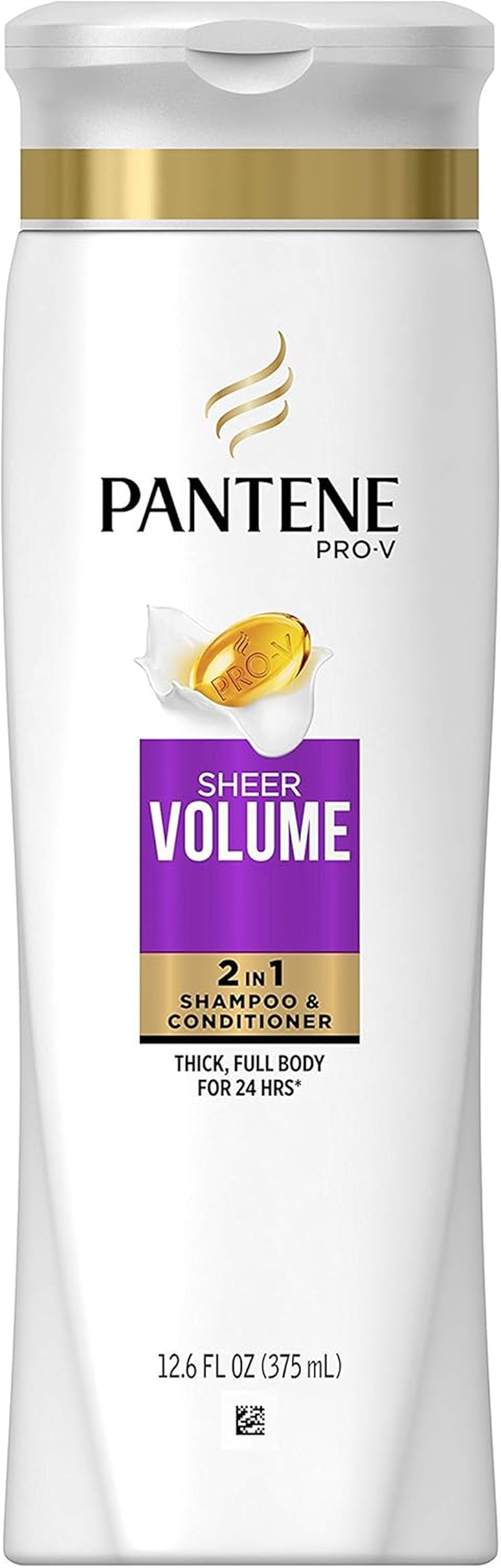 Pantene Pro-V Fine Hair Solutions 2 in 1 Flat to Volume Shampoo & Conditioner by Pantene for Unisex - 12.6 Oz Shampoo & Conditioner, 378 Ml image number 6