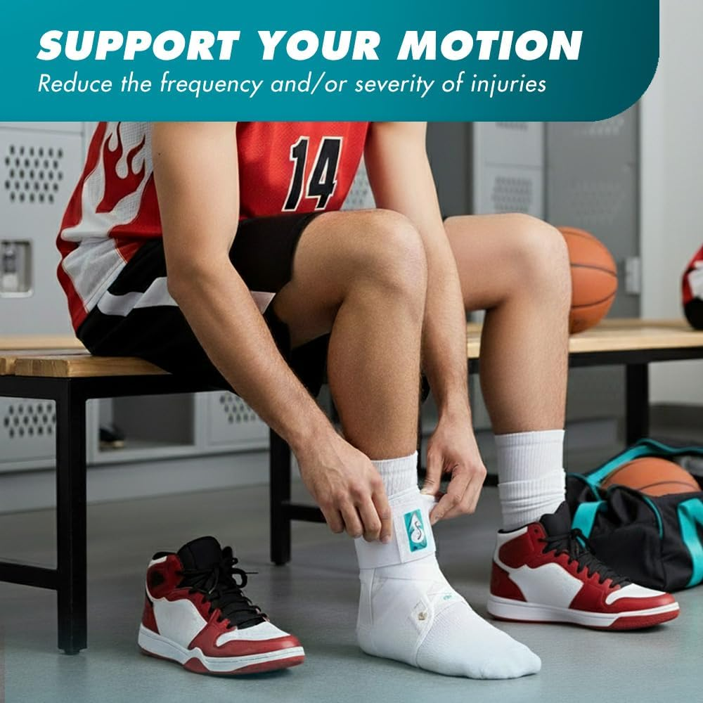 Med Spec ASO Ankle Stabilizer, White, X-Small image number 5