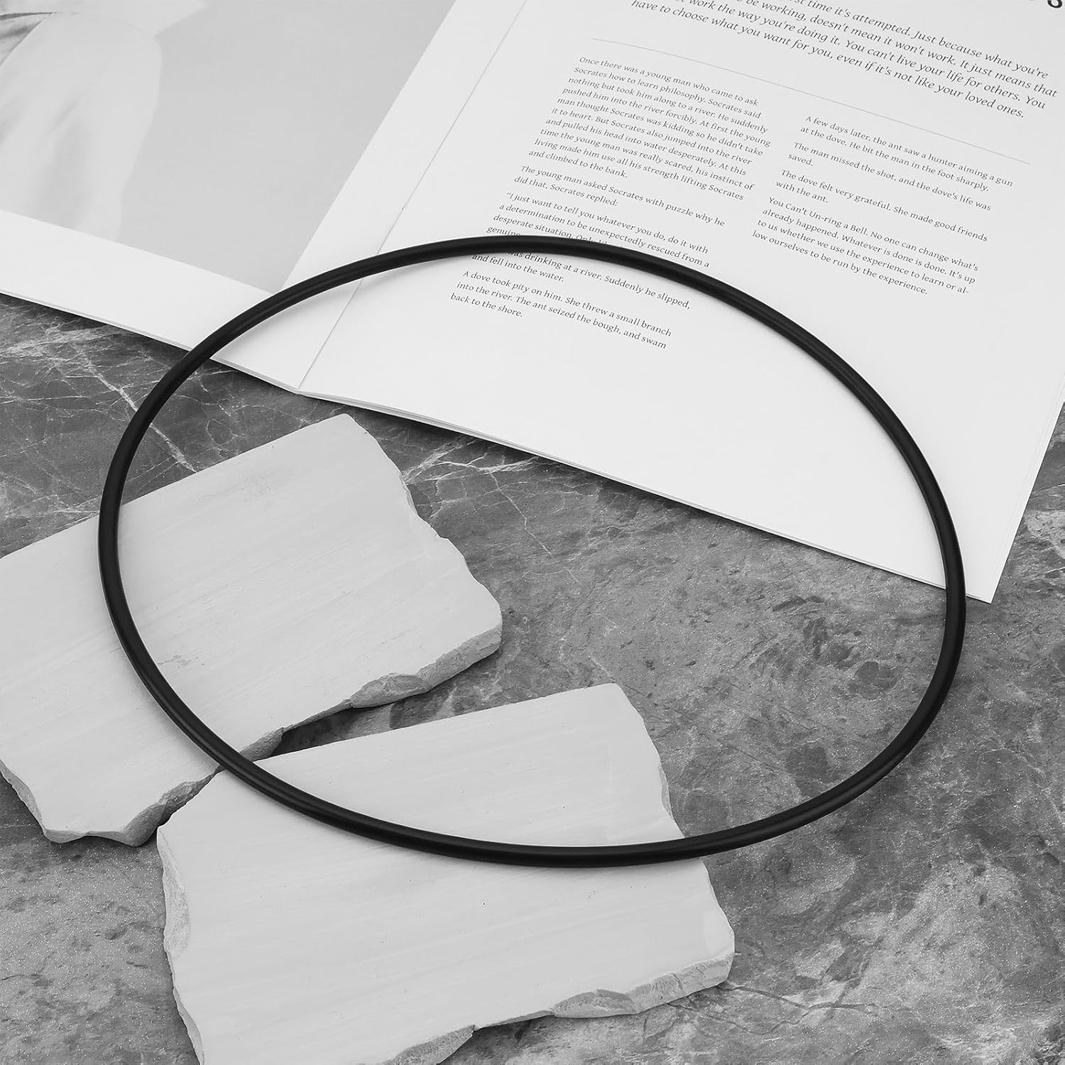 2Pcs O-Ring Inner Diameter 218Mm X Wire Diameter 5.3Mm Replacement Seal Oring Compatible with Sunsun Canister Filter HW303A HW303B image number 2