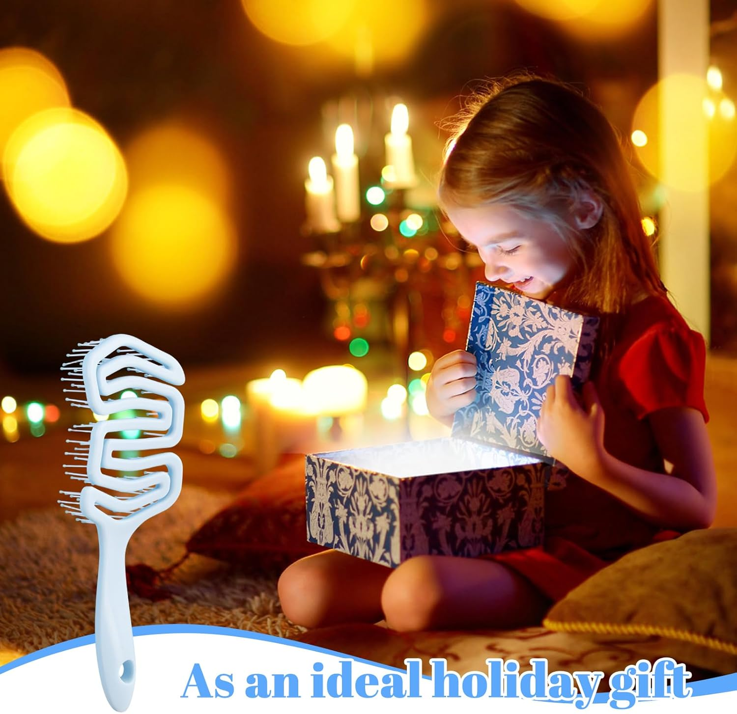 Detangling Hair Brush without Pulling for Women Men Children, Curl Define Styling Brush, Etangling Hair Brush, Boar Bristles, Brush for Curly Hair, Curl Brush for Wet Dry Hair image number 6