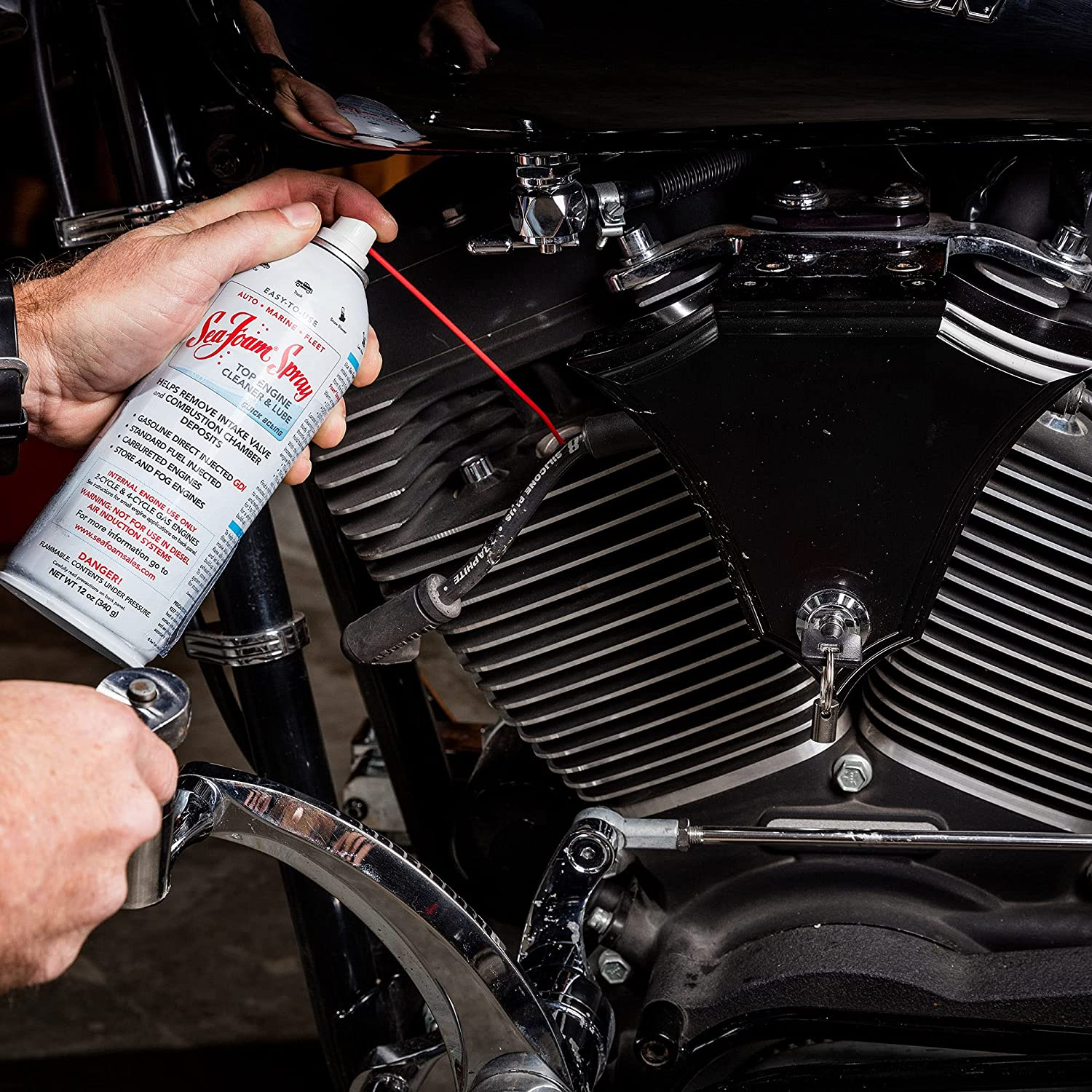 Sea Foam Spray Top Engine Cleaner and Lube SS14, 12Oz image number 3