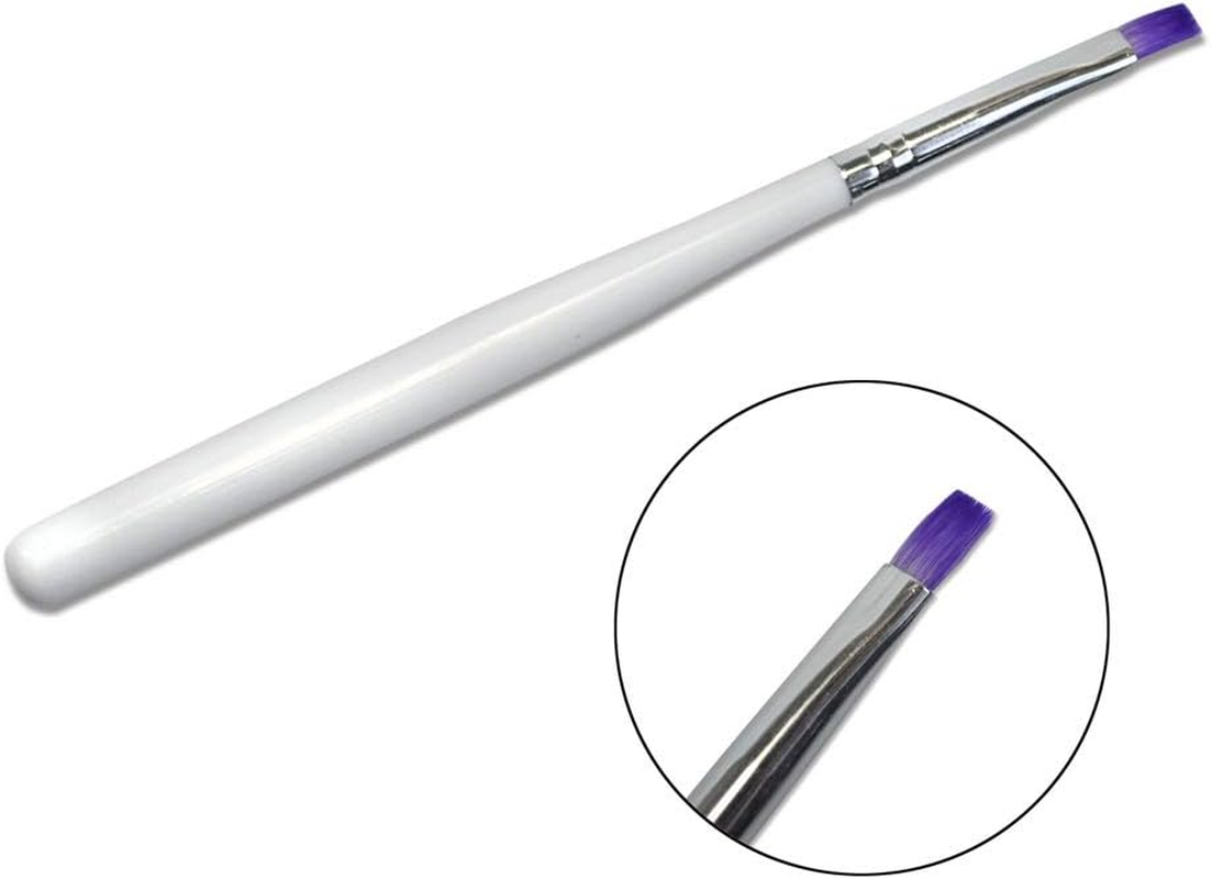 1PC Nail Art Brush Plastic Drawing Painting Brush Pen for Manicure Tool Gradient Purple Color Zhengpingpai